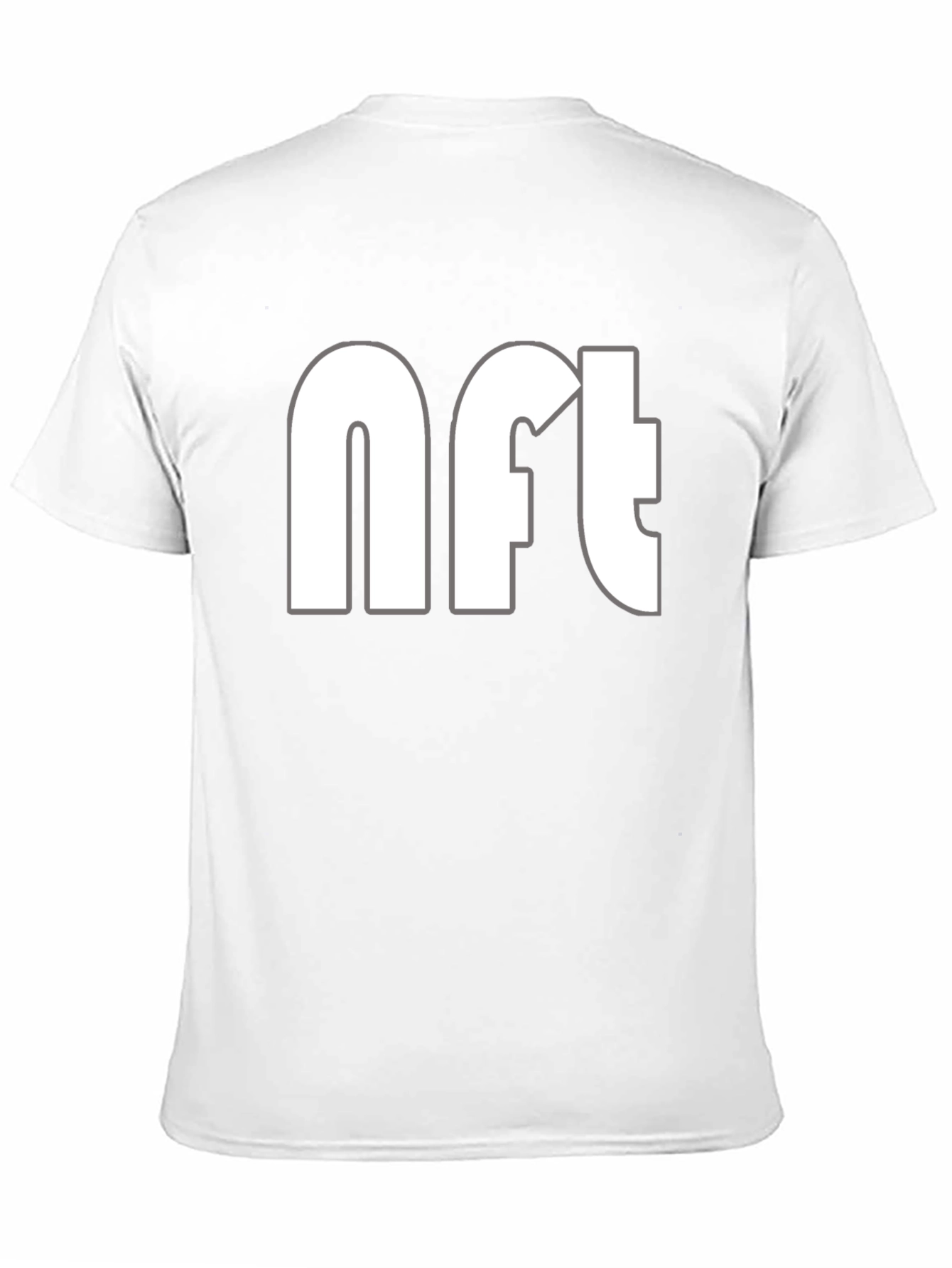 NFT Graphic Tee - Black Cotton Casual T-Shirt