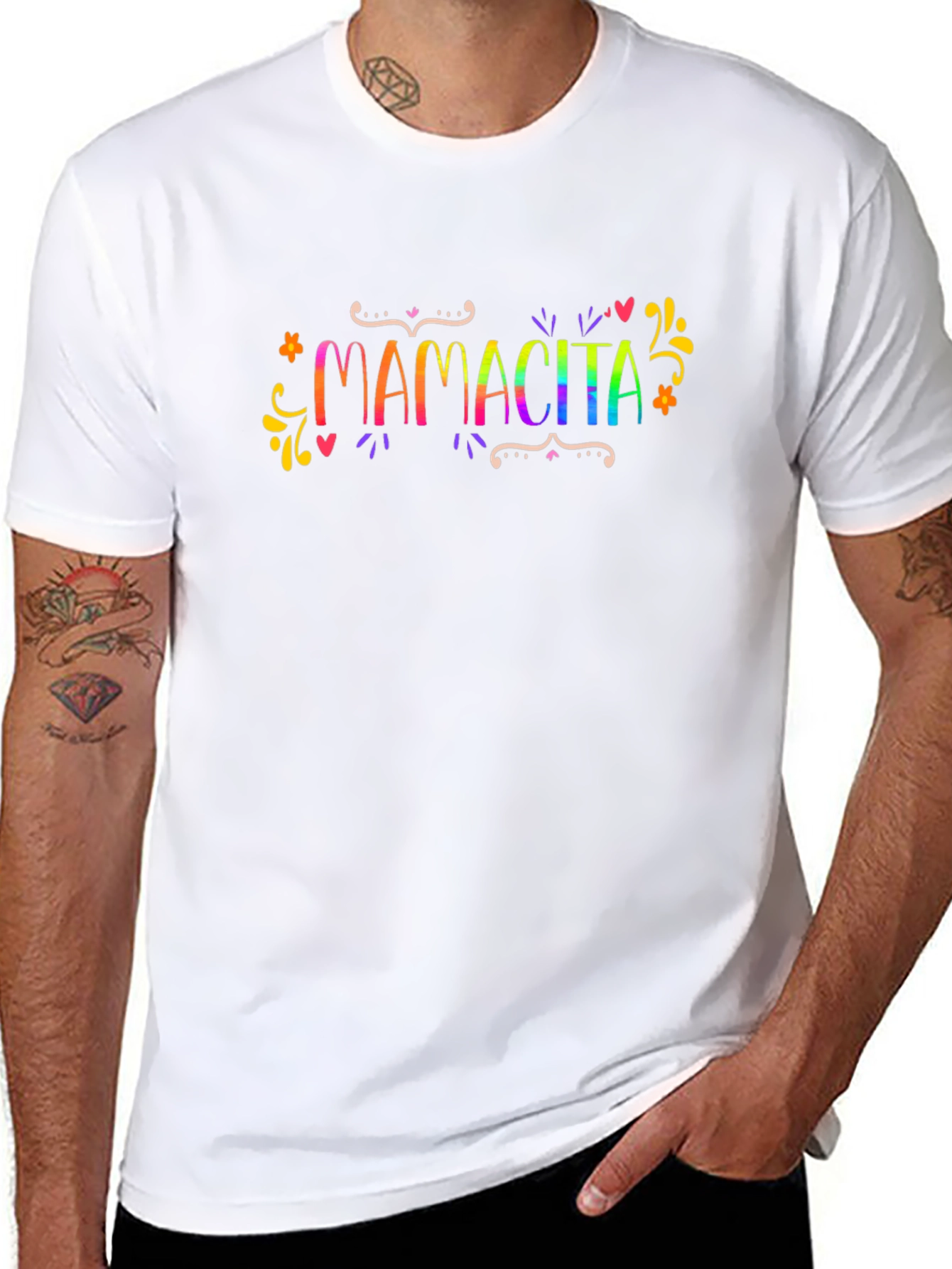 Mamacita Rainbow Graphic T-Shirt