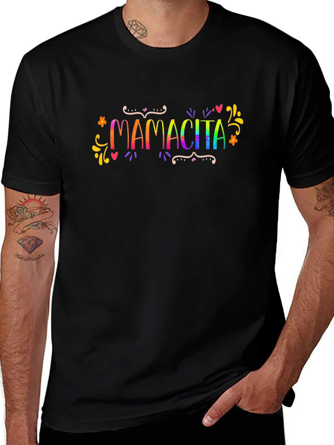 Mamacita Rainbow Graphic T-Shirt