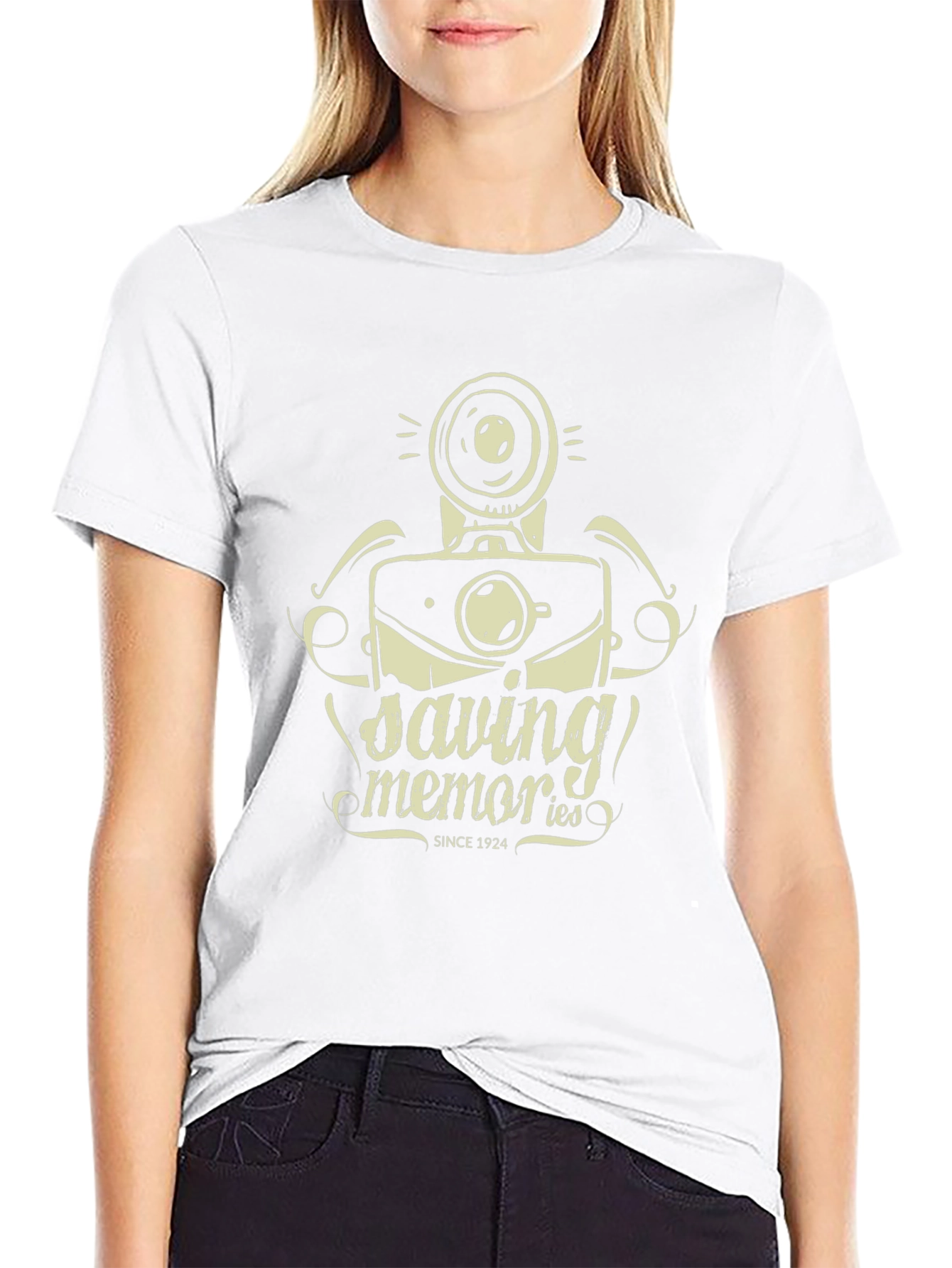 Saving Memories T-Shirt - Camera Graphic Tee