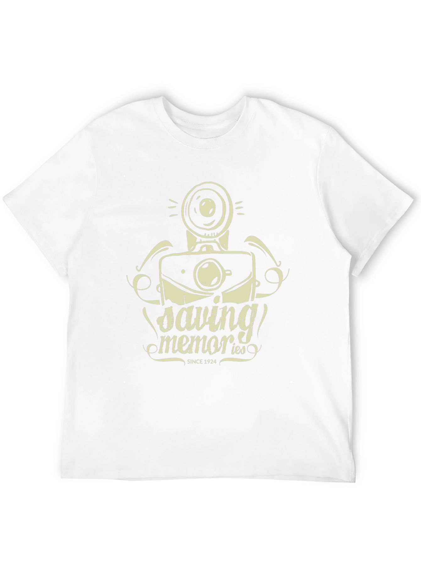 Saving Memories T-Shirt - Camera Graphic Tee