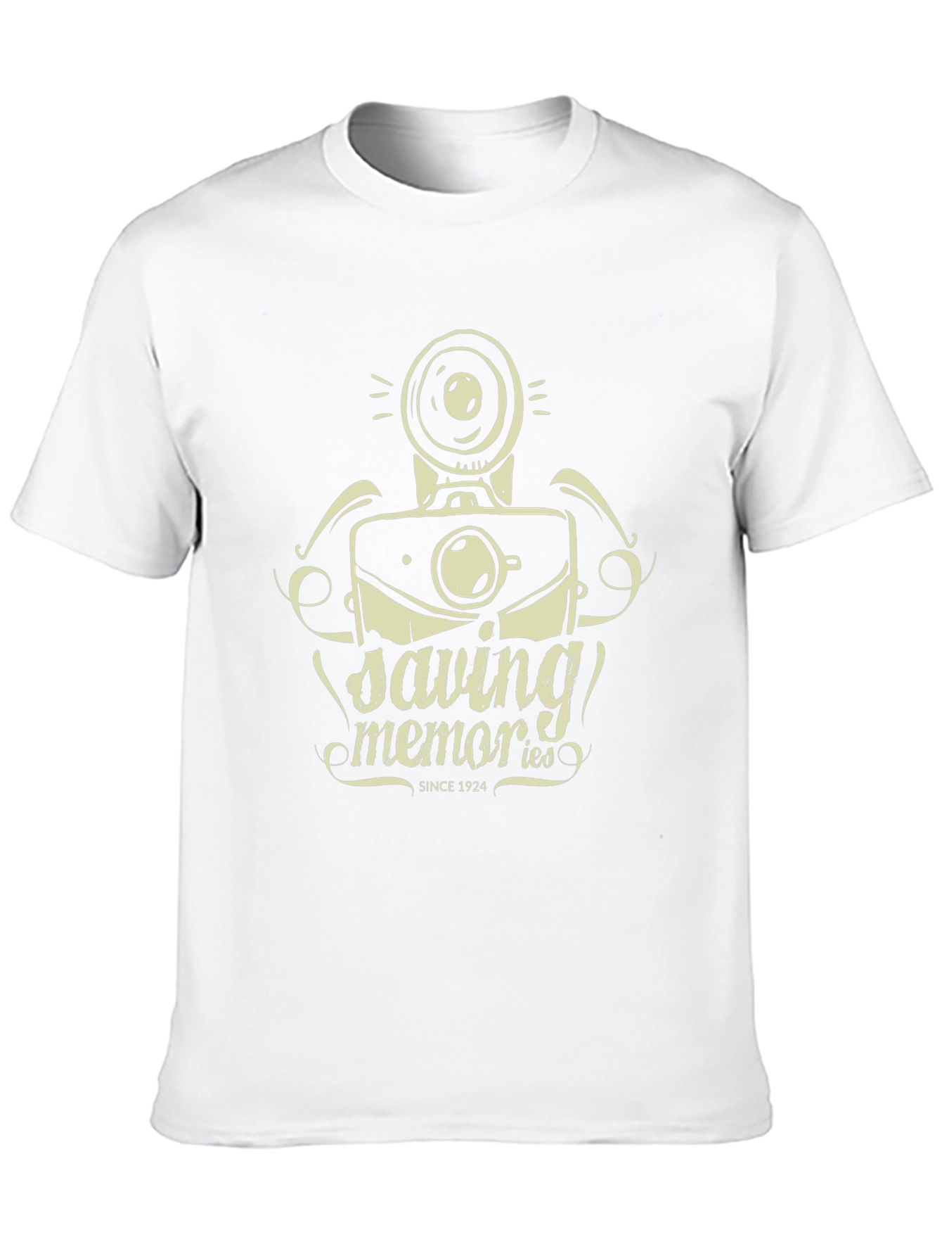 Saving Memories T-Shirt - Camera Graphic Tee