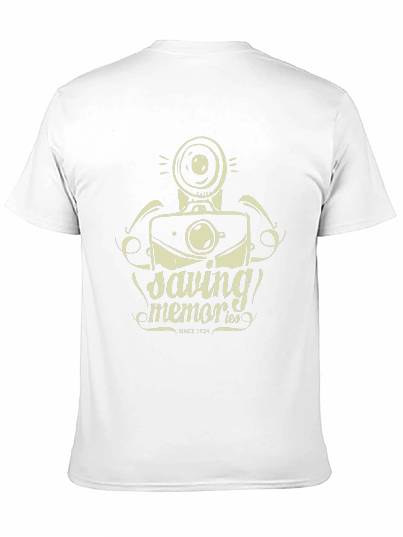 Saving Memories T-Shirt - Camera Graphic Tee