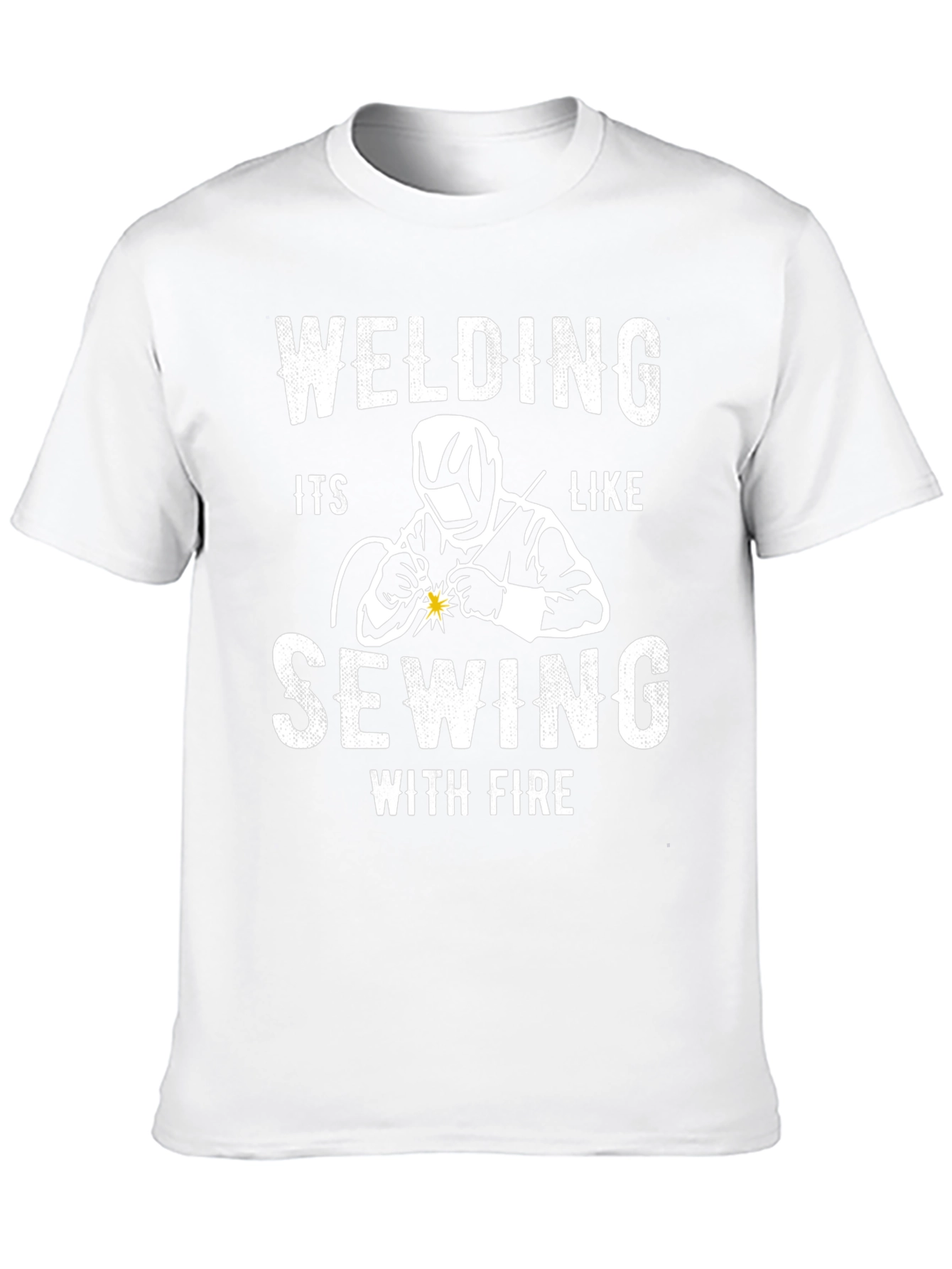 Welding Like Sewing With Fire Graphic Tee