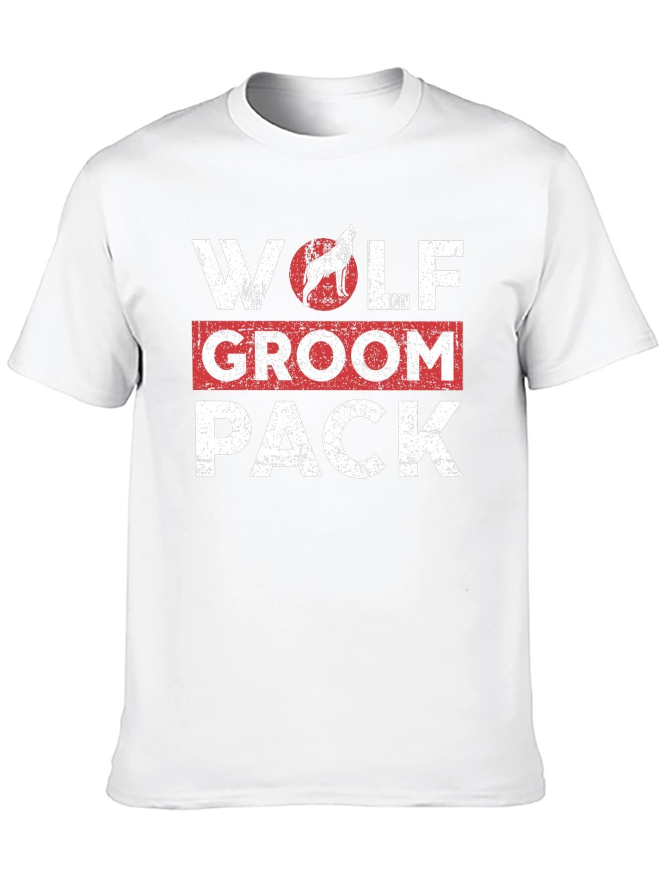 Wolf Groom Pack Graphic T-Shirt