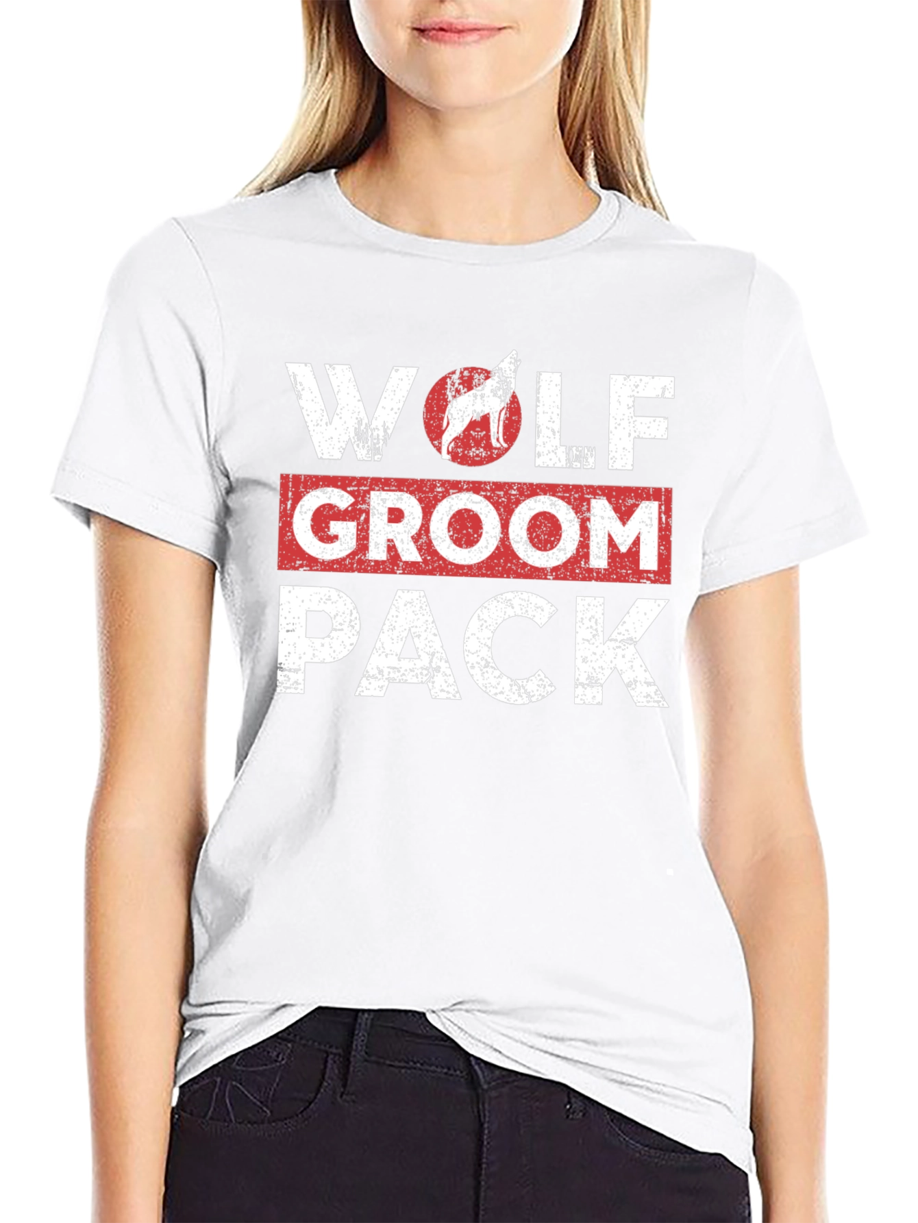 Wolf Groom Pack Graphic T-Shirt