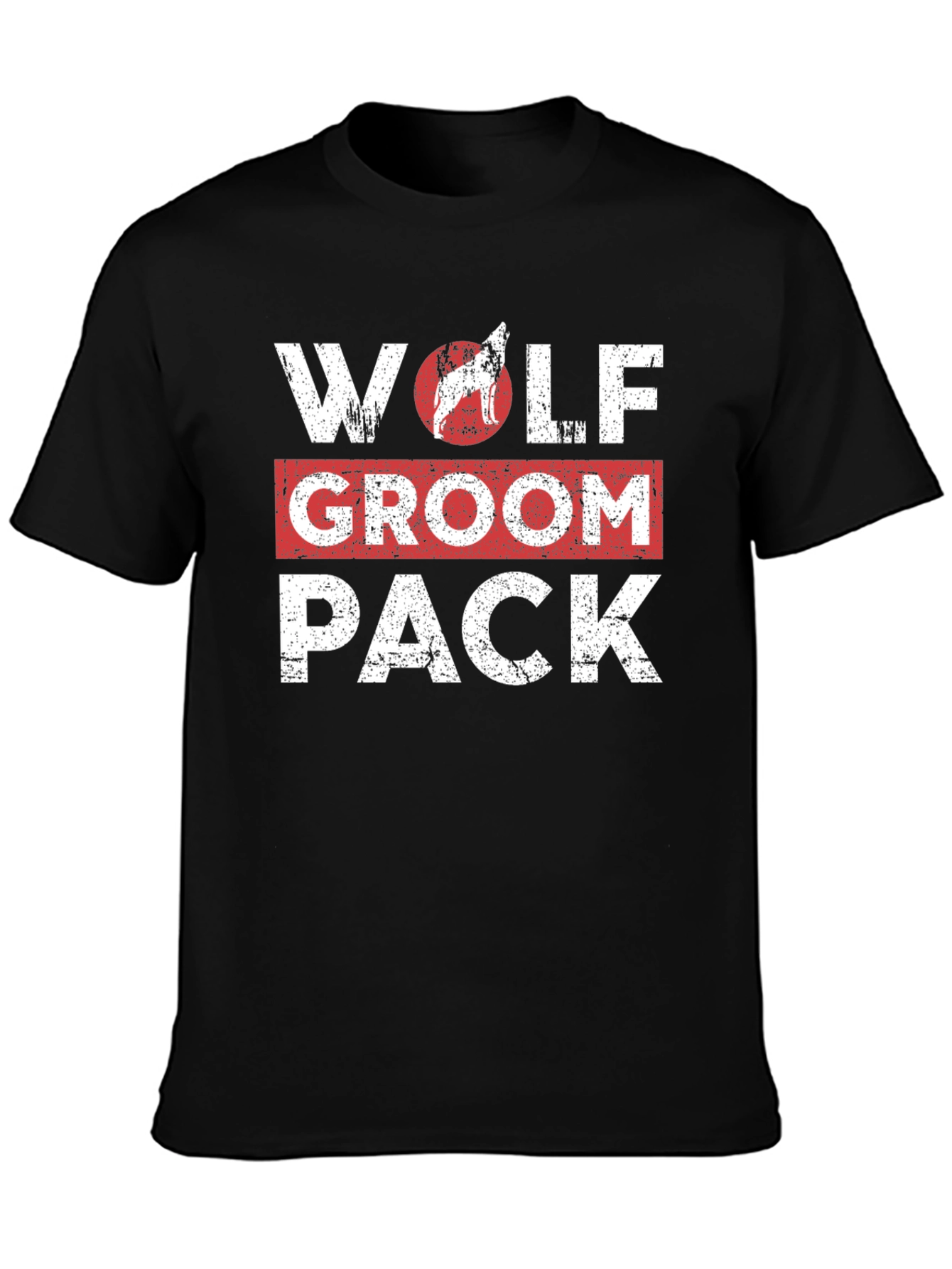 Wolf Groom Pack Graphic T-Shirt