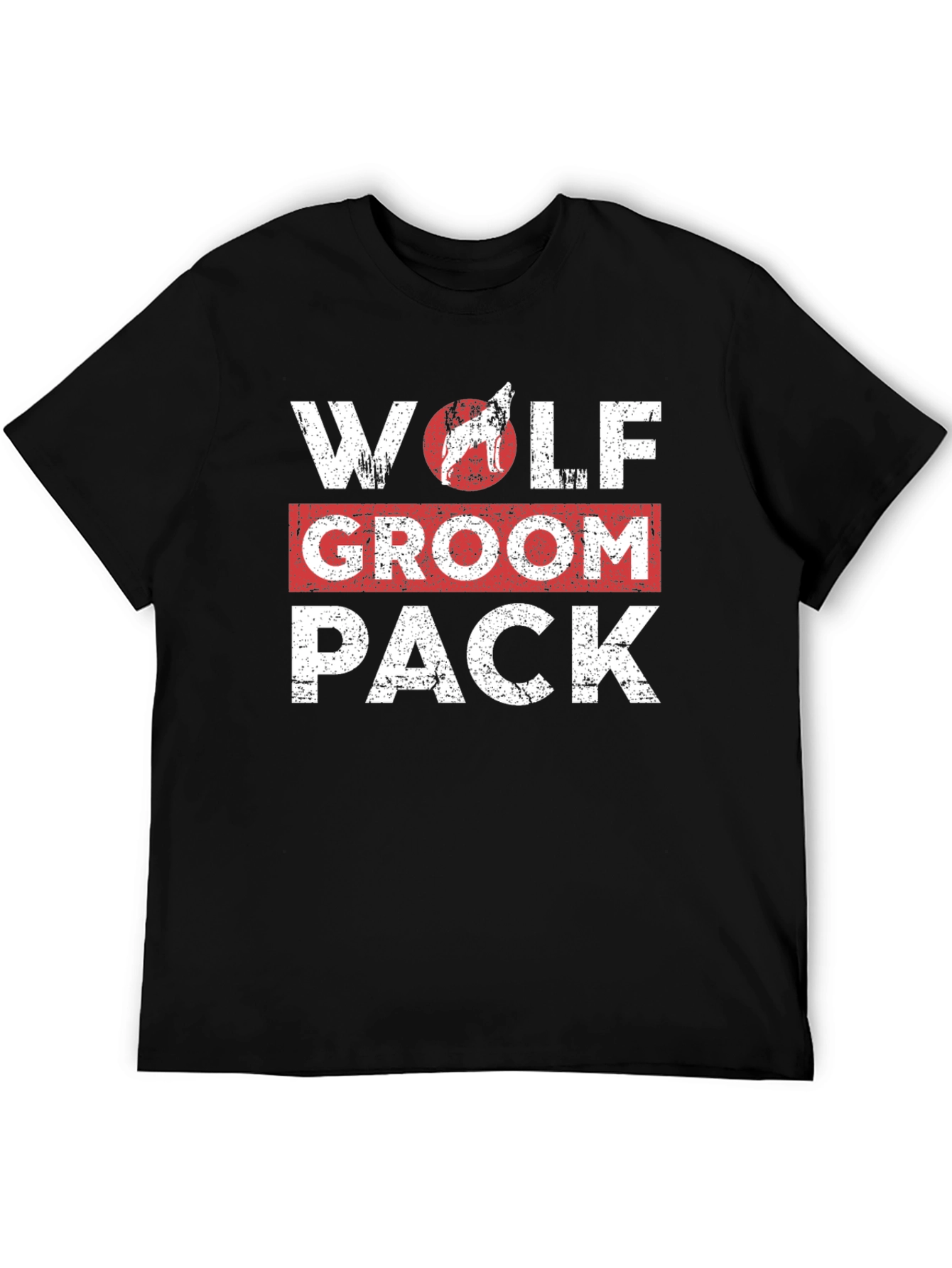 Wolf Groom Pack Graphic T-Shirt
