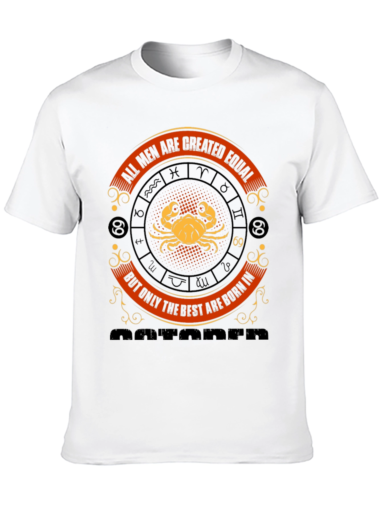 Zodiac Cancer Mens Graphic T-Shirt