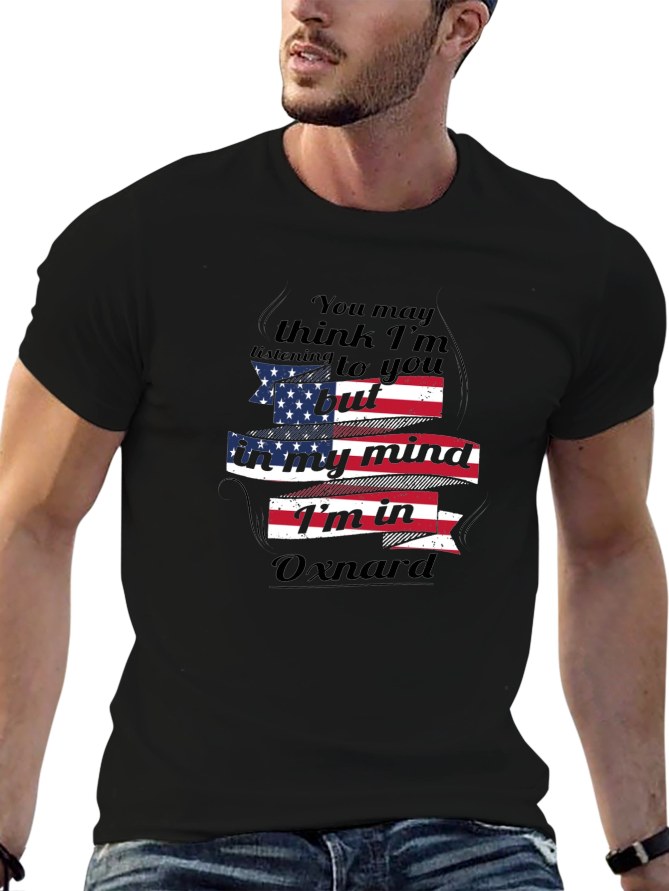 Oxnard Mind T-Shirt - Patriotic Design