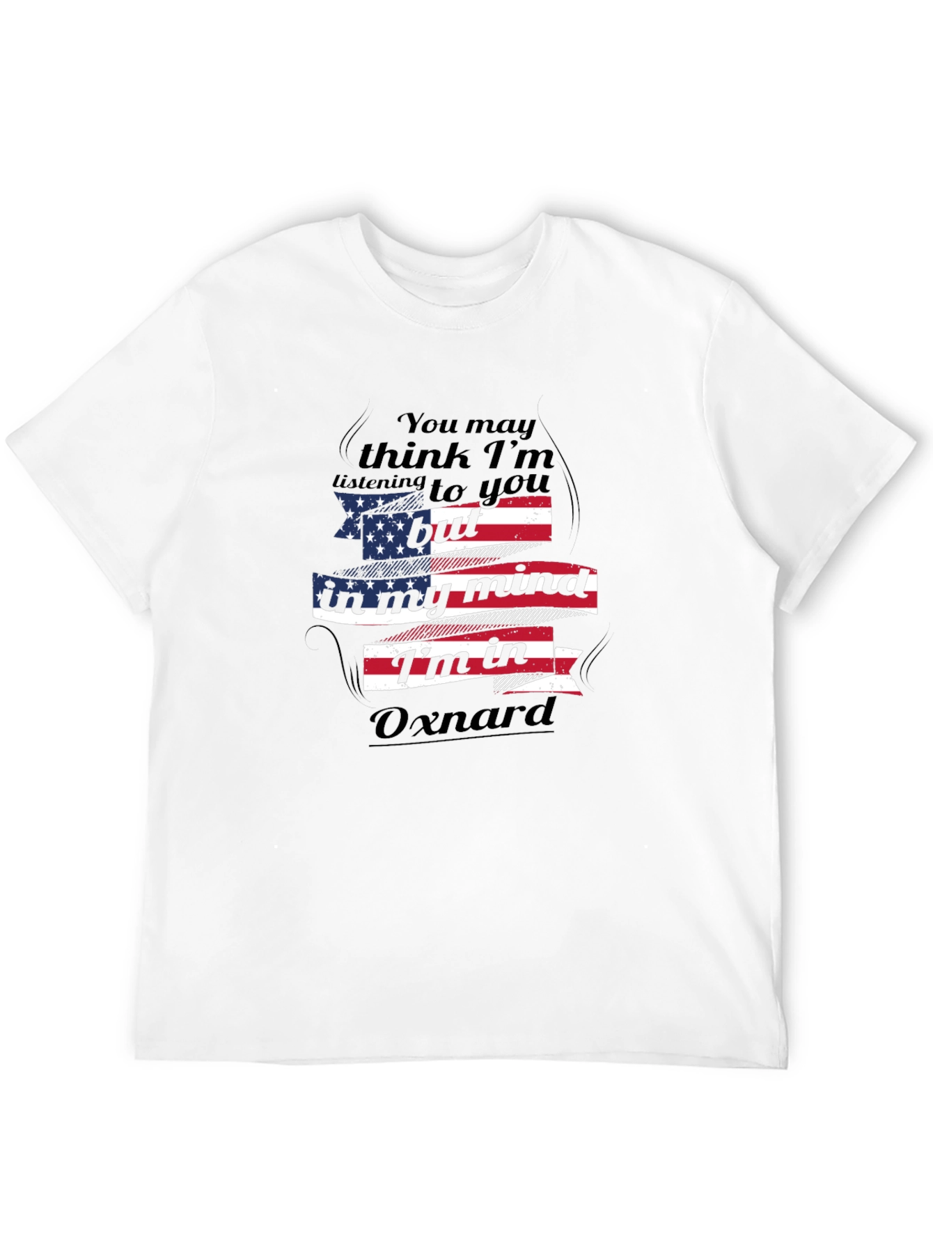 Oxnard Mind T-Shirt - Patriotic Design