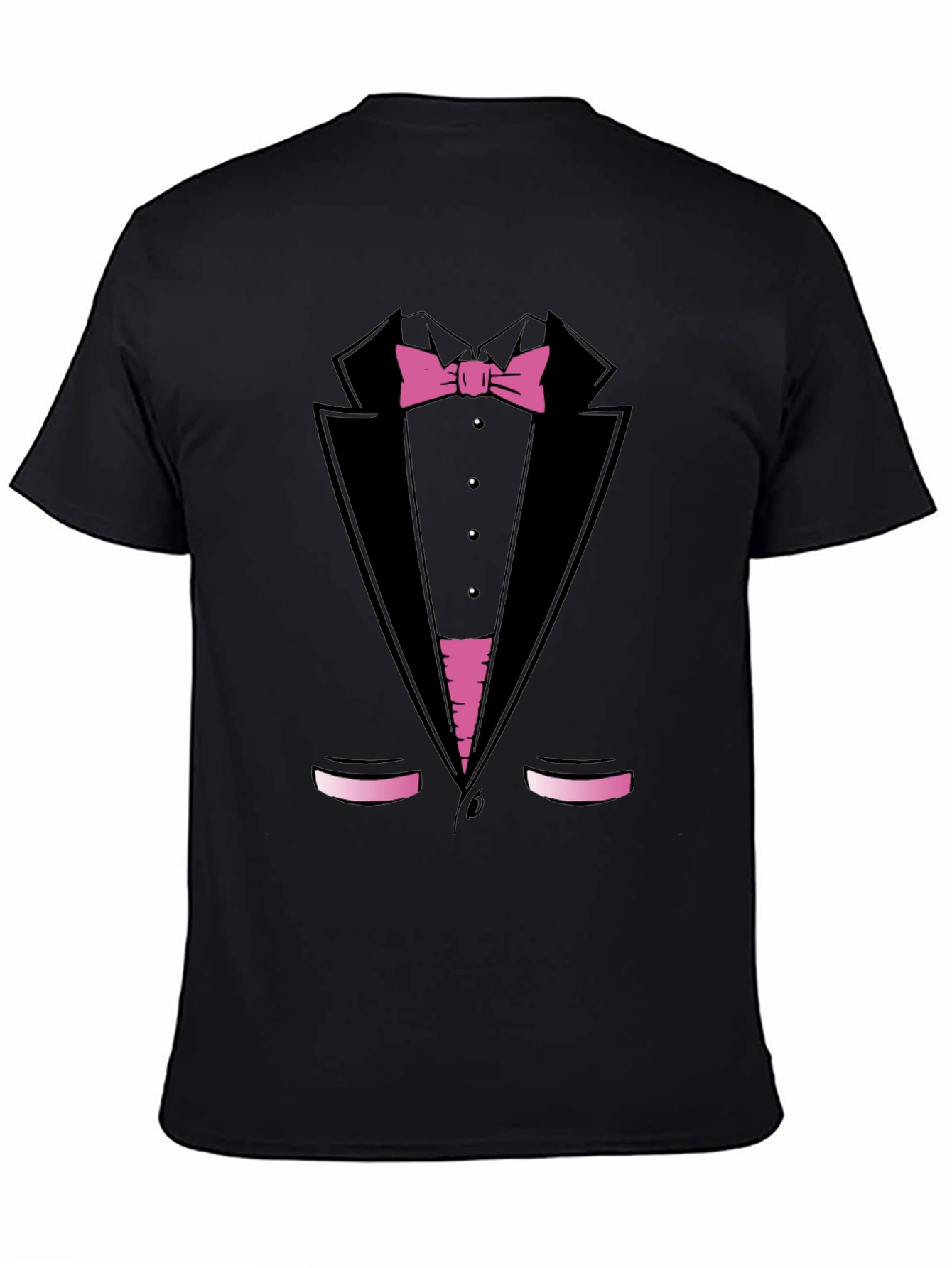 Tuxedo Print T-Shirt - Funny Dress Up Tee