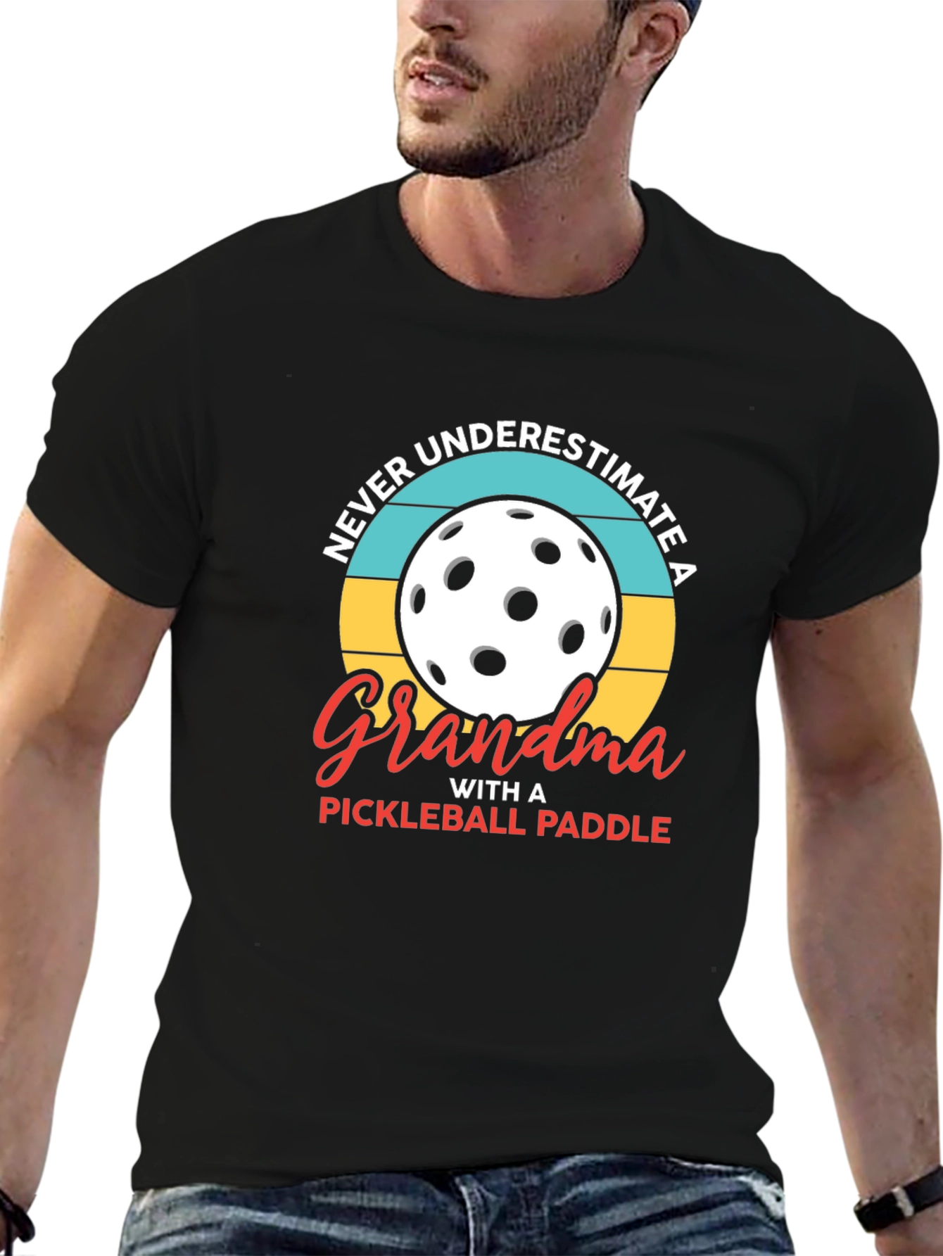 Pickleball Grandma T-Shirt - Sporty Graphic Tee
