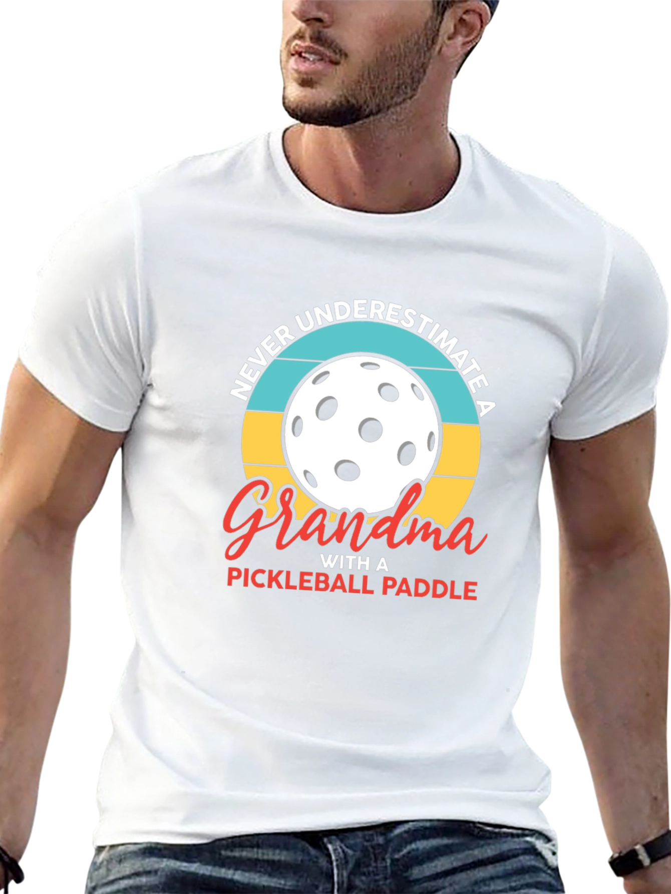 Pickleball Grandma T-Shirt - Sporty Graphic Tee