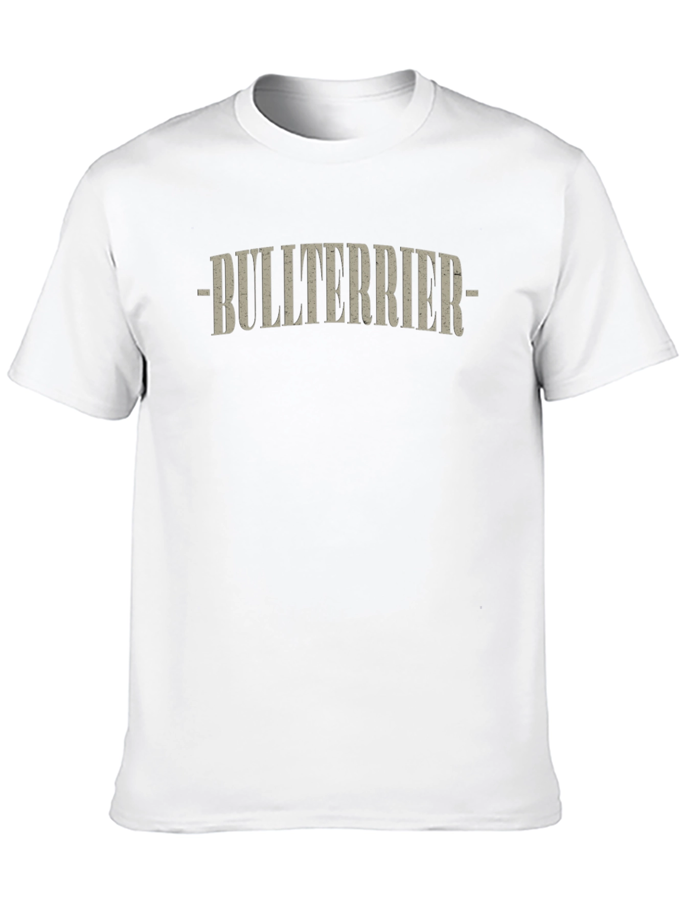 Bullterrier Graphic T-Shirt - Black Crew Neck Tee