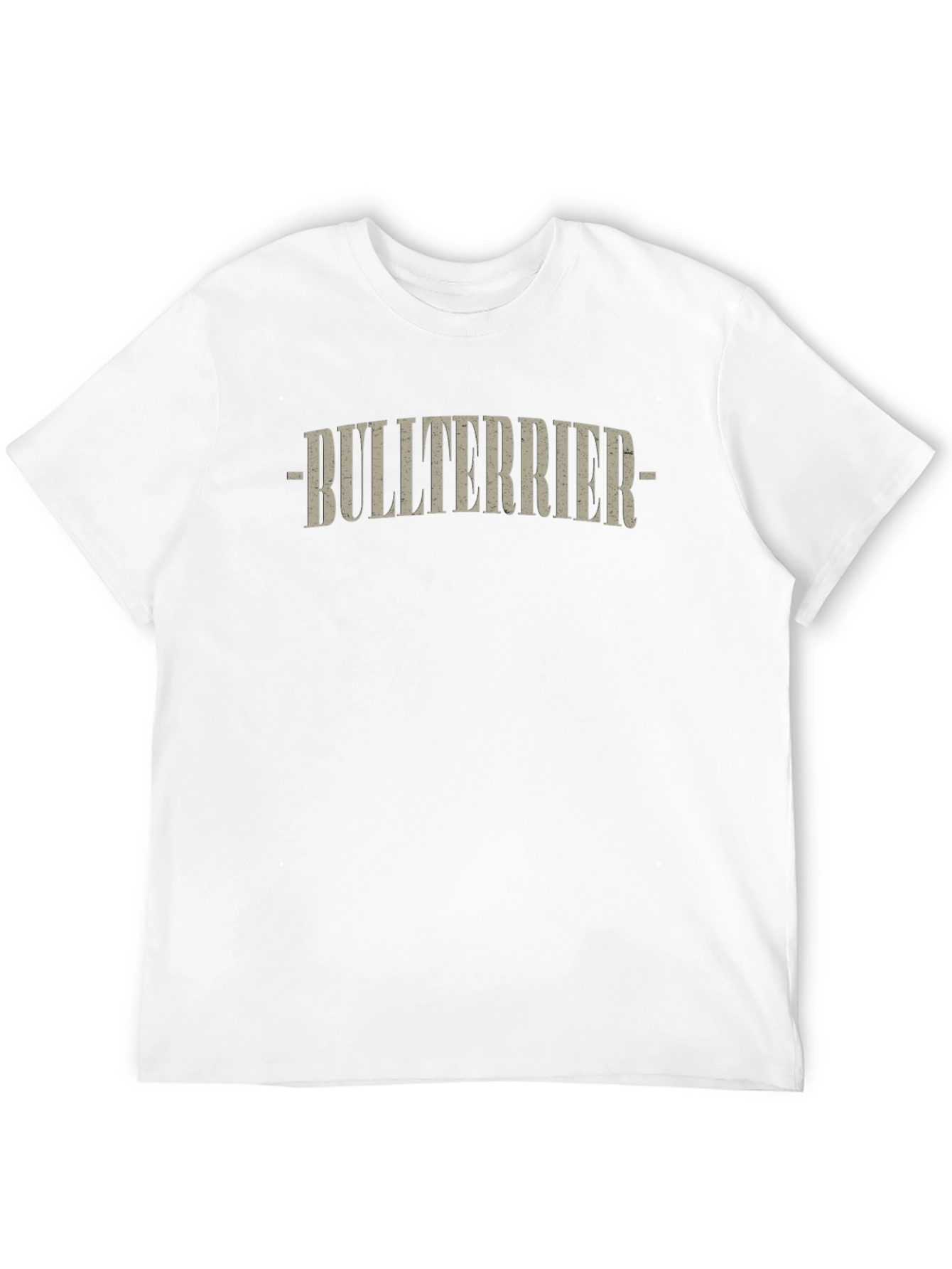 Bullterrier Graphic T-Shirt - Black Crew Neck Tee