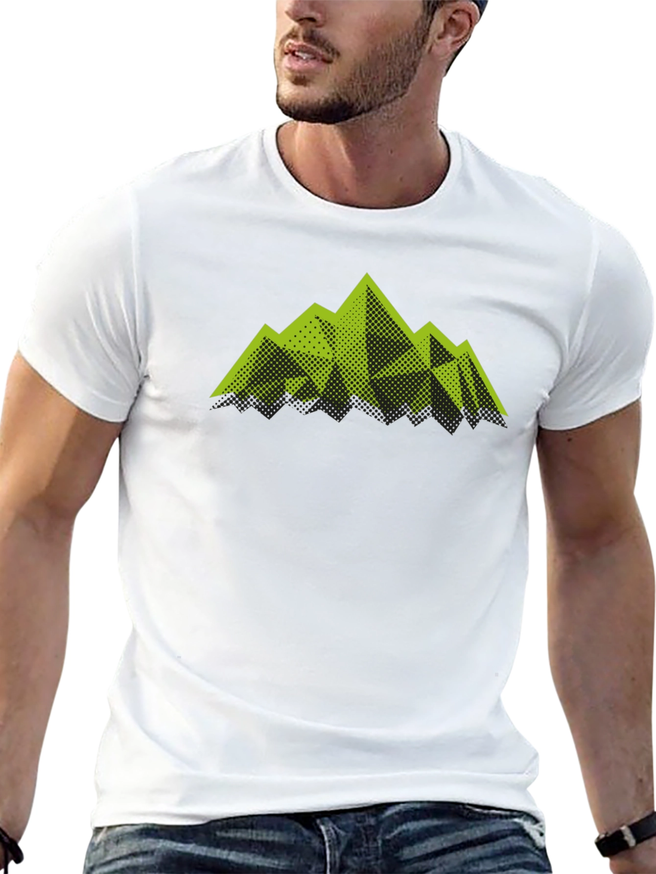 Mountain Graphic Mens Black T-Shirt