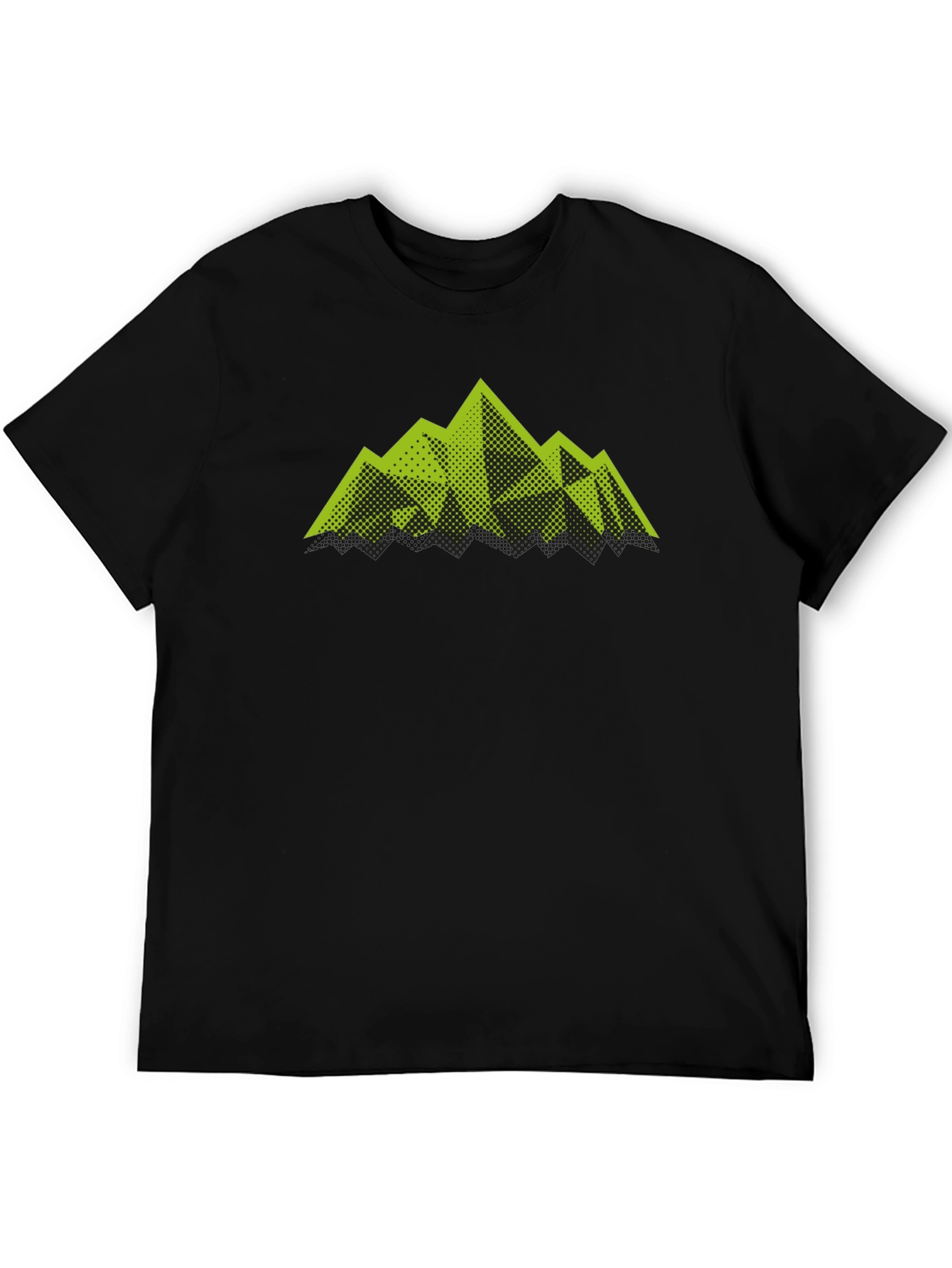 Mountain Graphic Mens Black T-Shirt