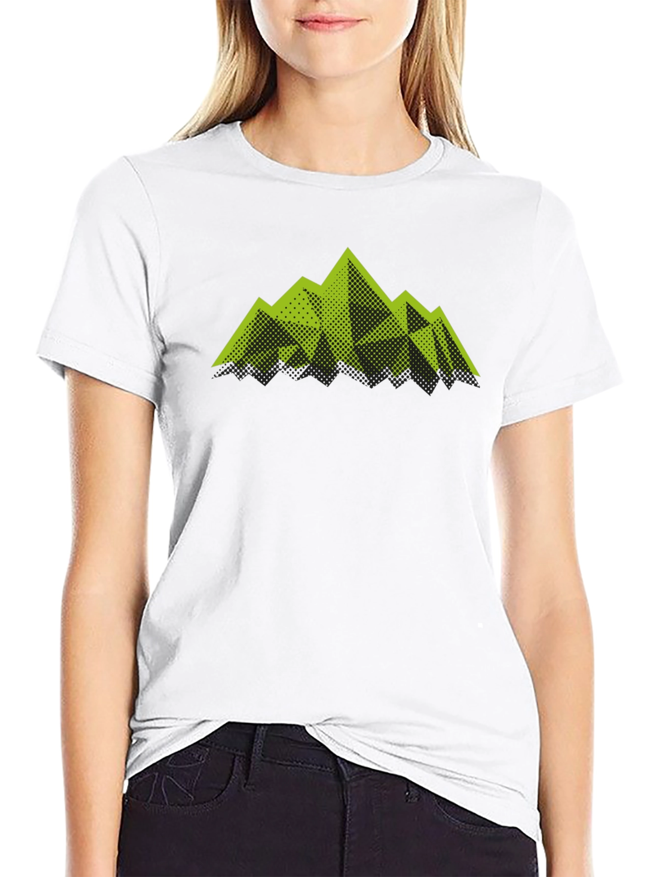Mountain Graphic Mens Black T-Shirt