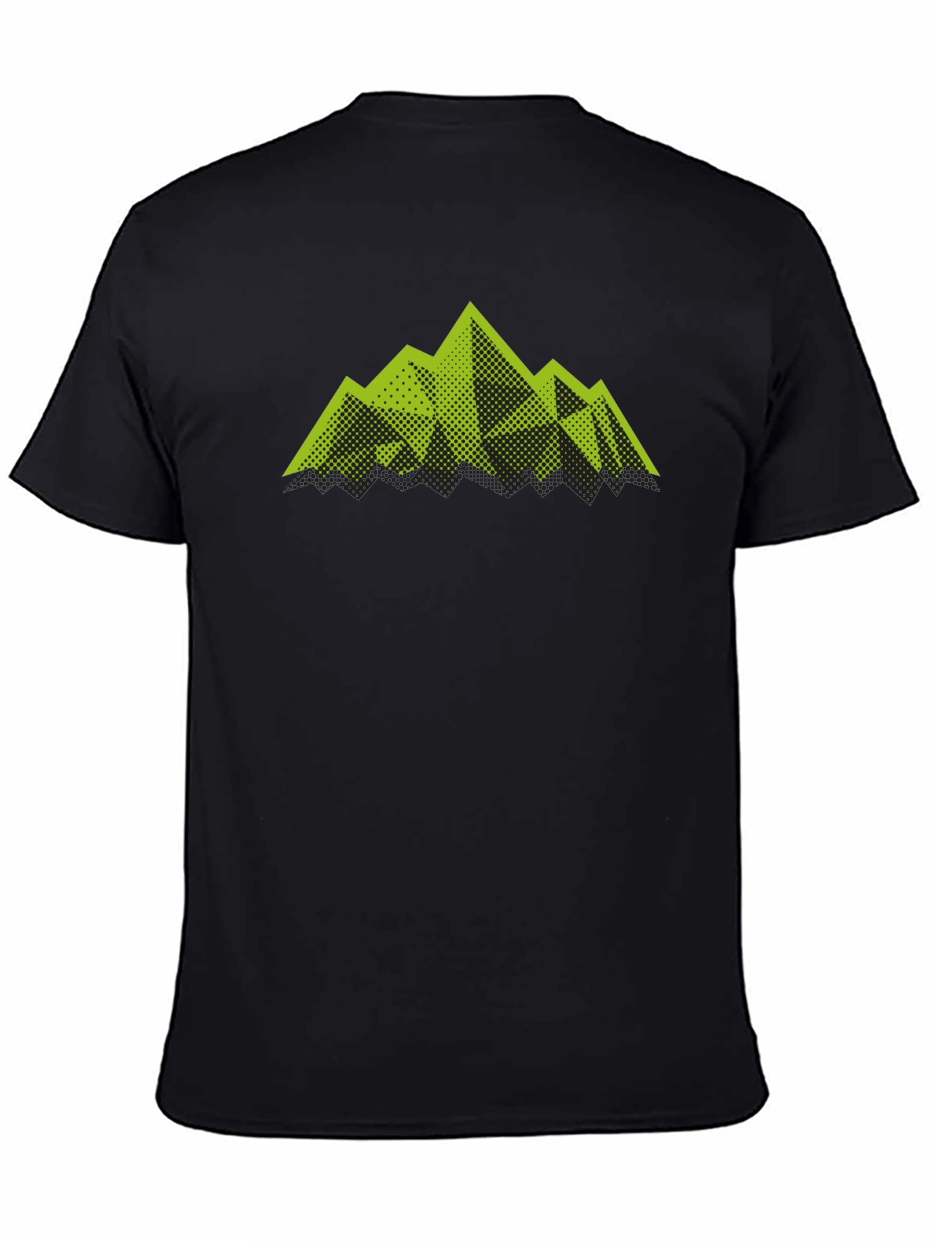 Mountain Graphic Mens Black T-Shirt