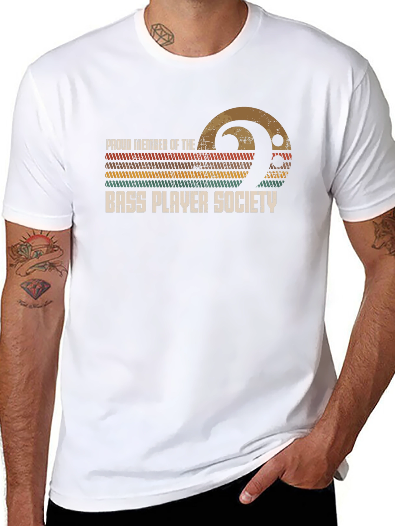 Bass Player Society Graphic T-Shirt