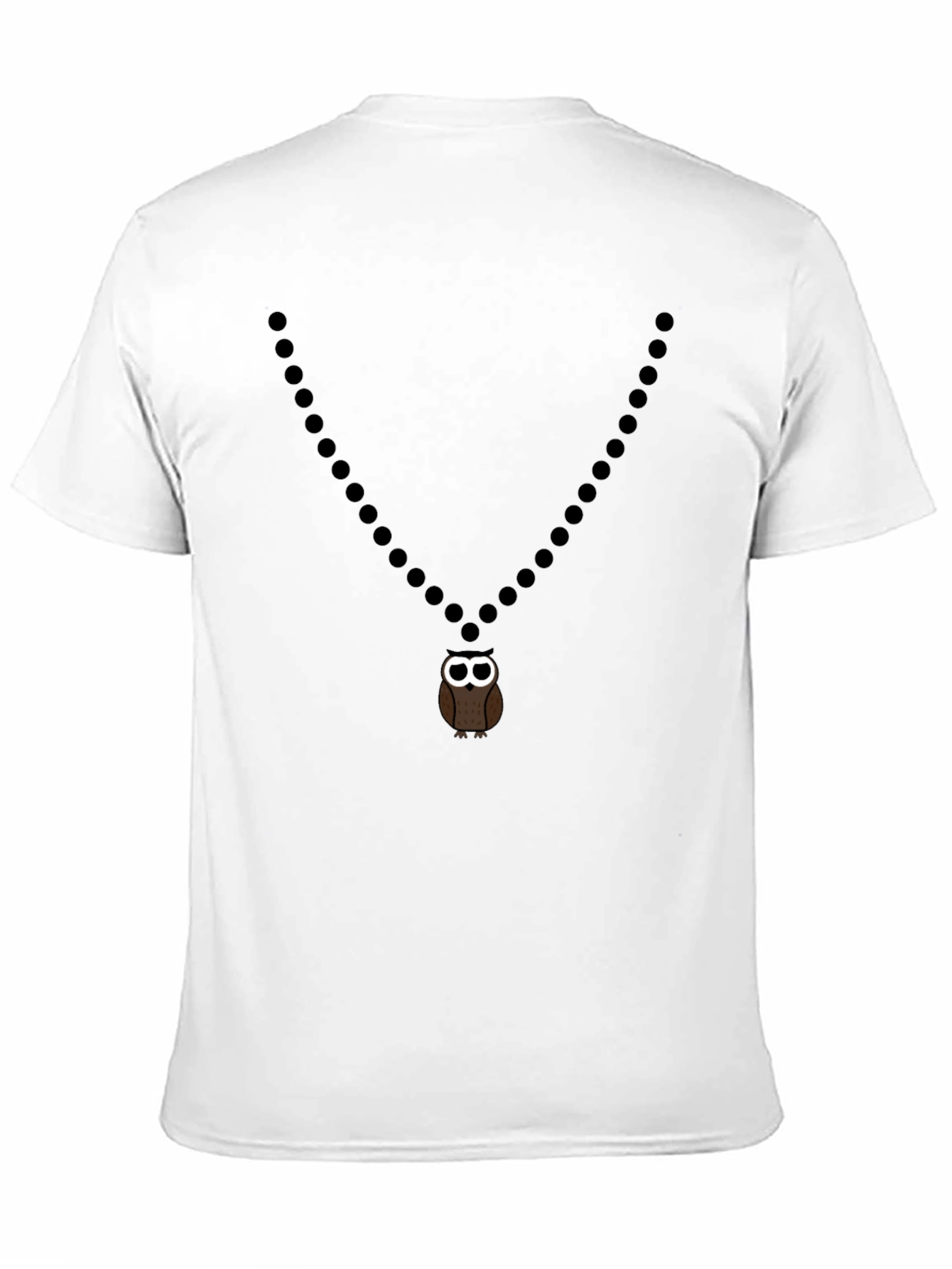 Mens Owl Pendant Graphic Tee