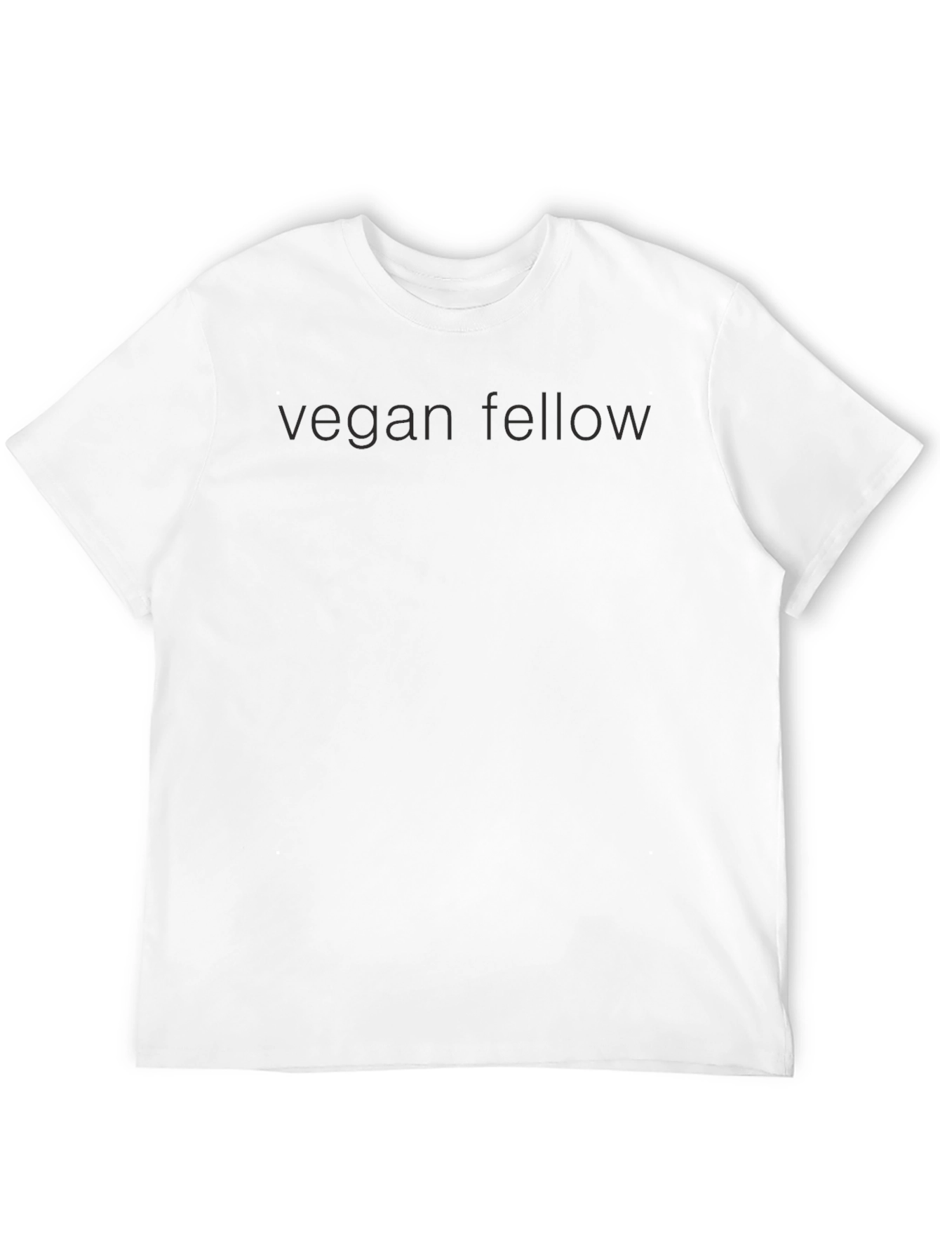 Vegan Fellow Black Crew Neck Tee