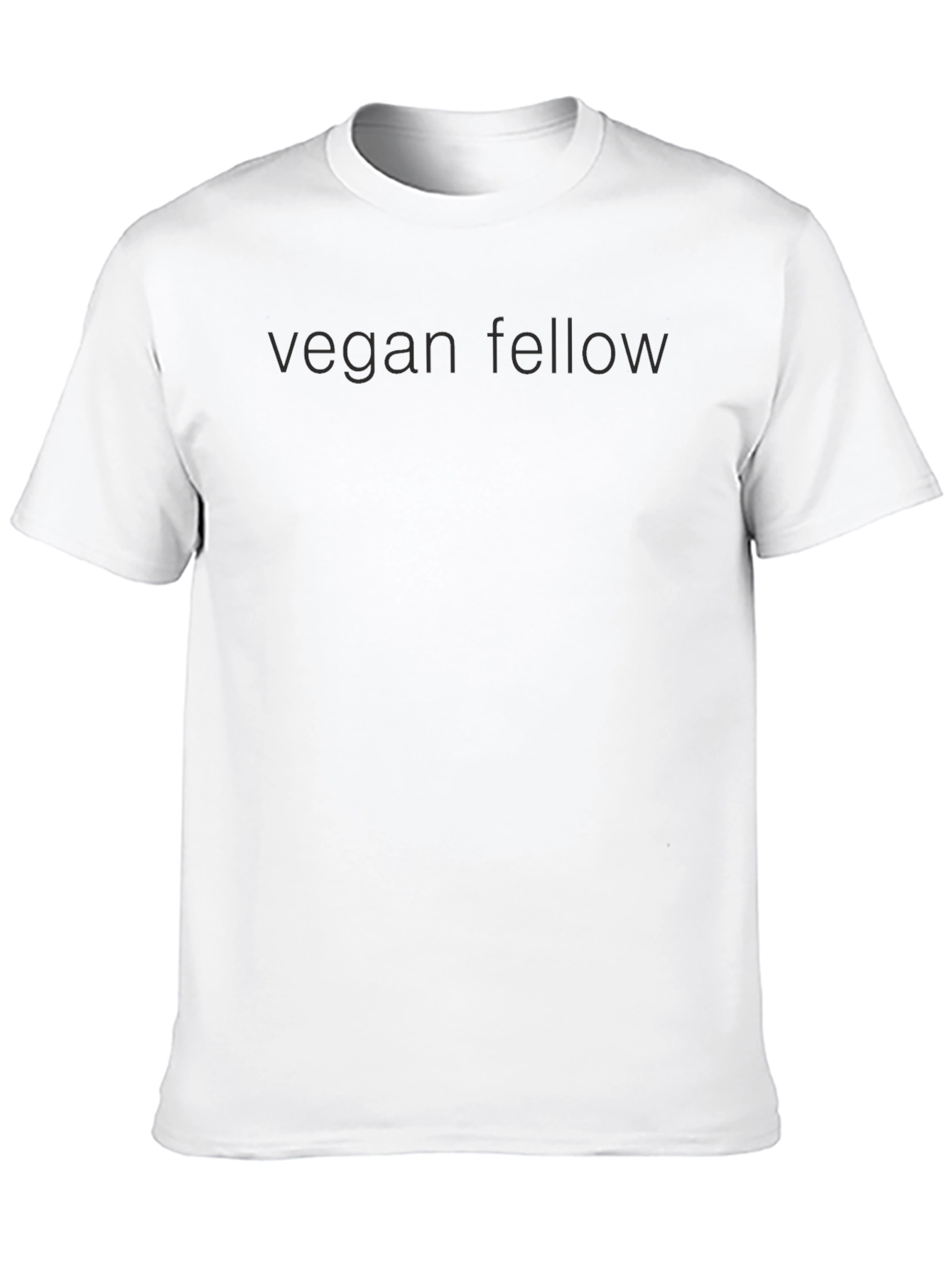 Vegan Fellow Black Crew Neck Tee
