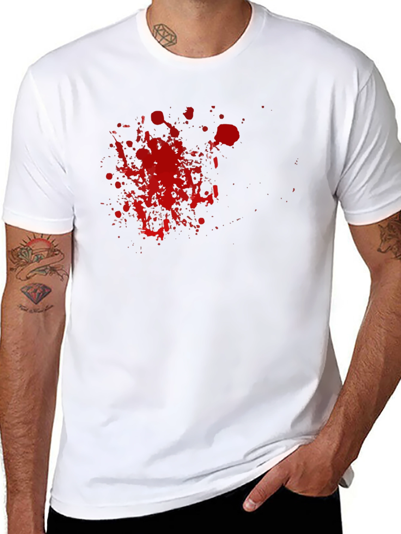 Spatter Print Tee
