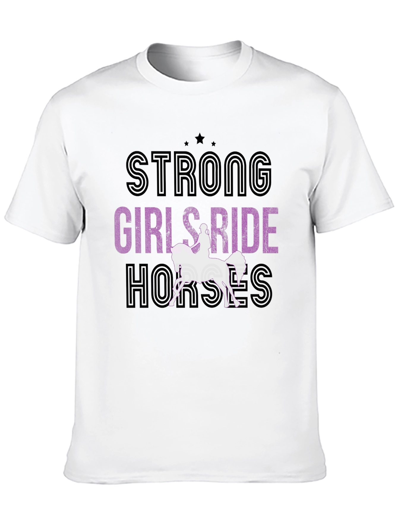 Strong Girls Ride Horses Graphic T-Shirt