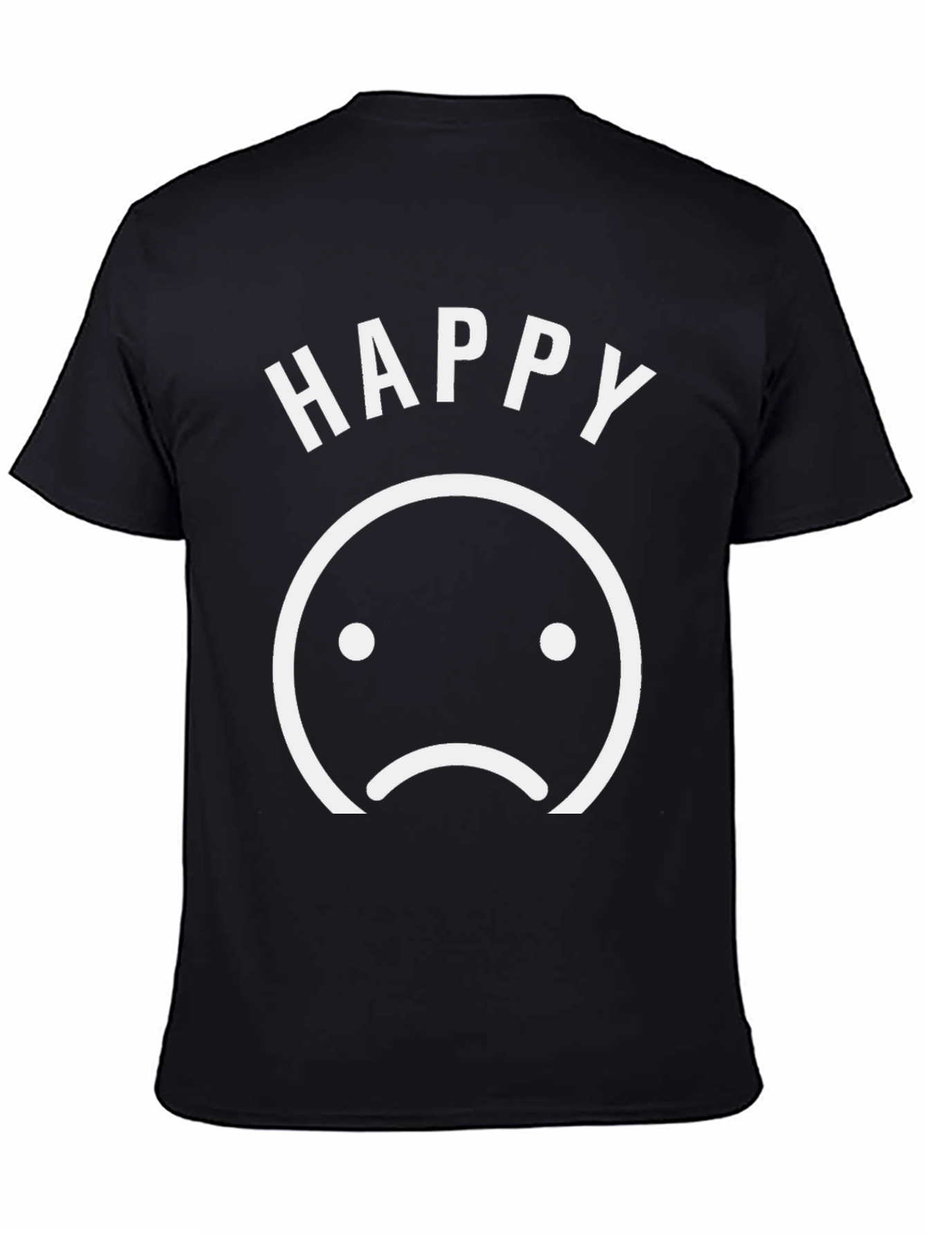 Happy Sad Face T-Shirt - Express Your Mood