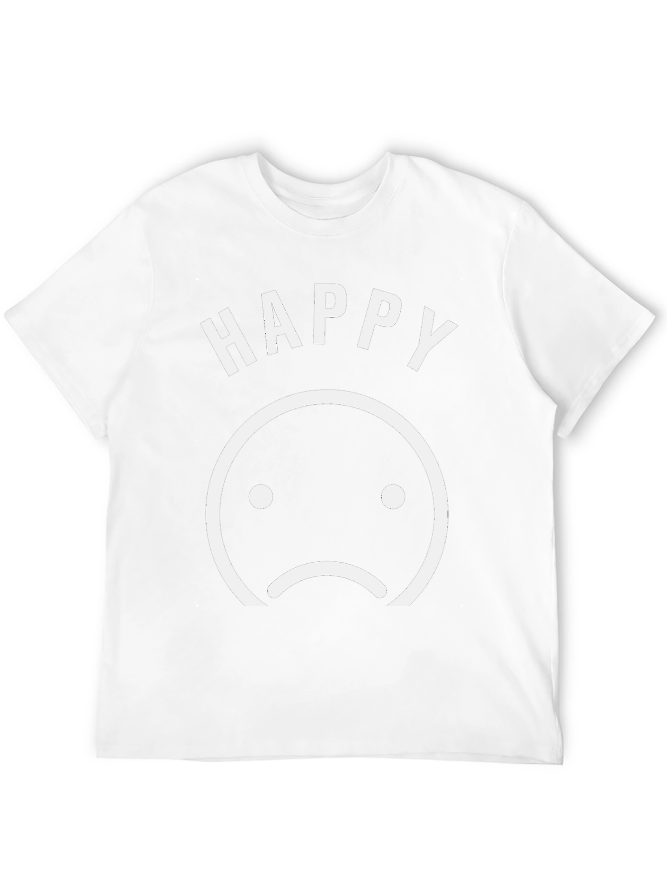 Happy Sad Face T-Shirt - Express Your Mood