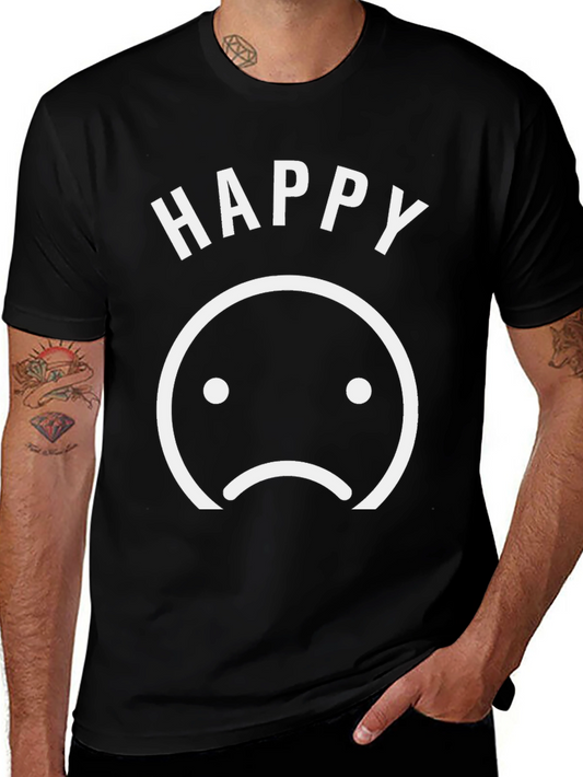 Happy Sad Face T-Shirt - Express Your Mood