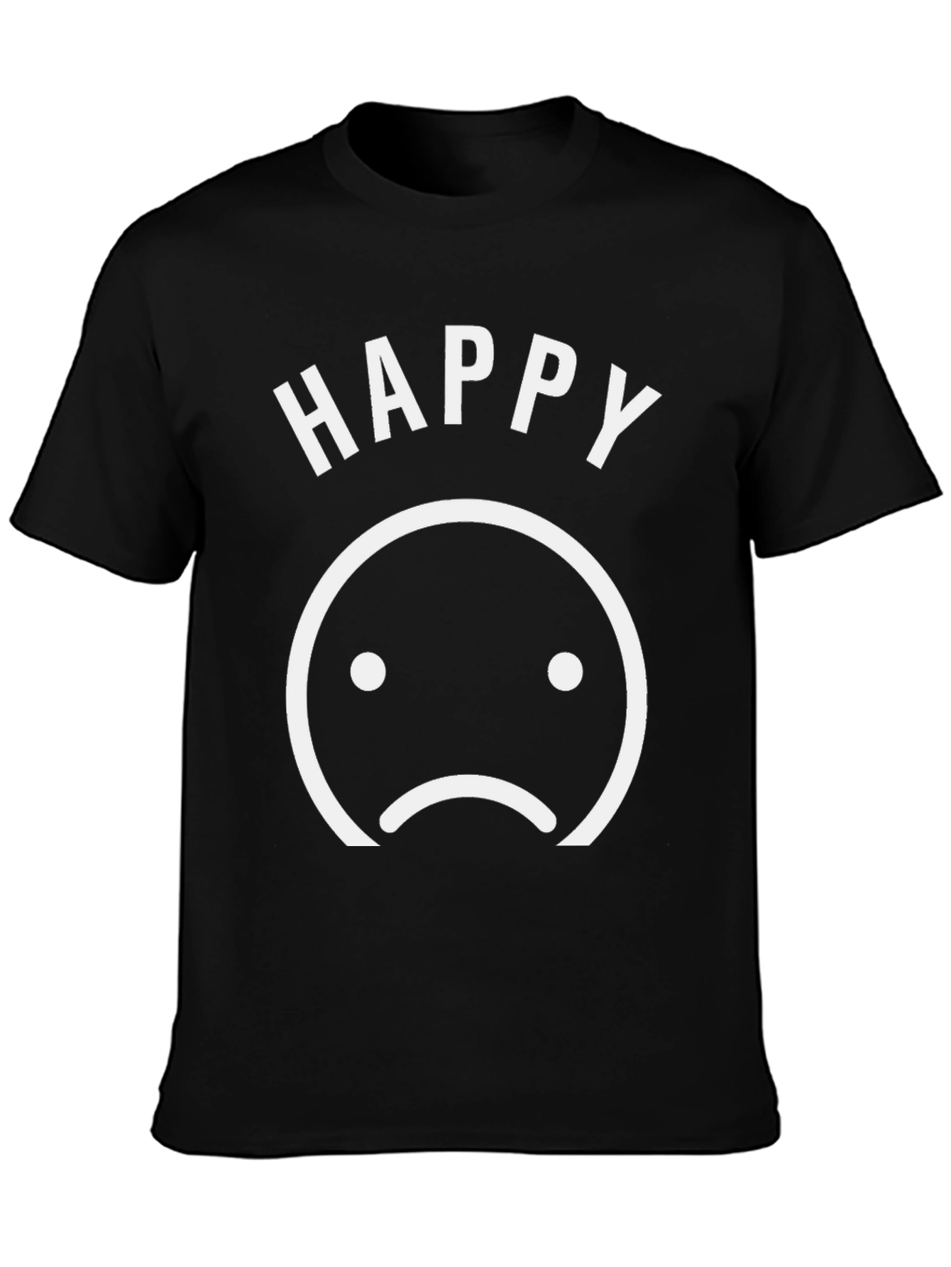 Happy Sad Face T-Shirt - Express Your Mood