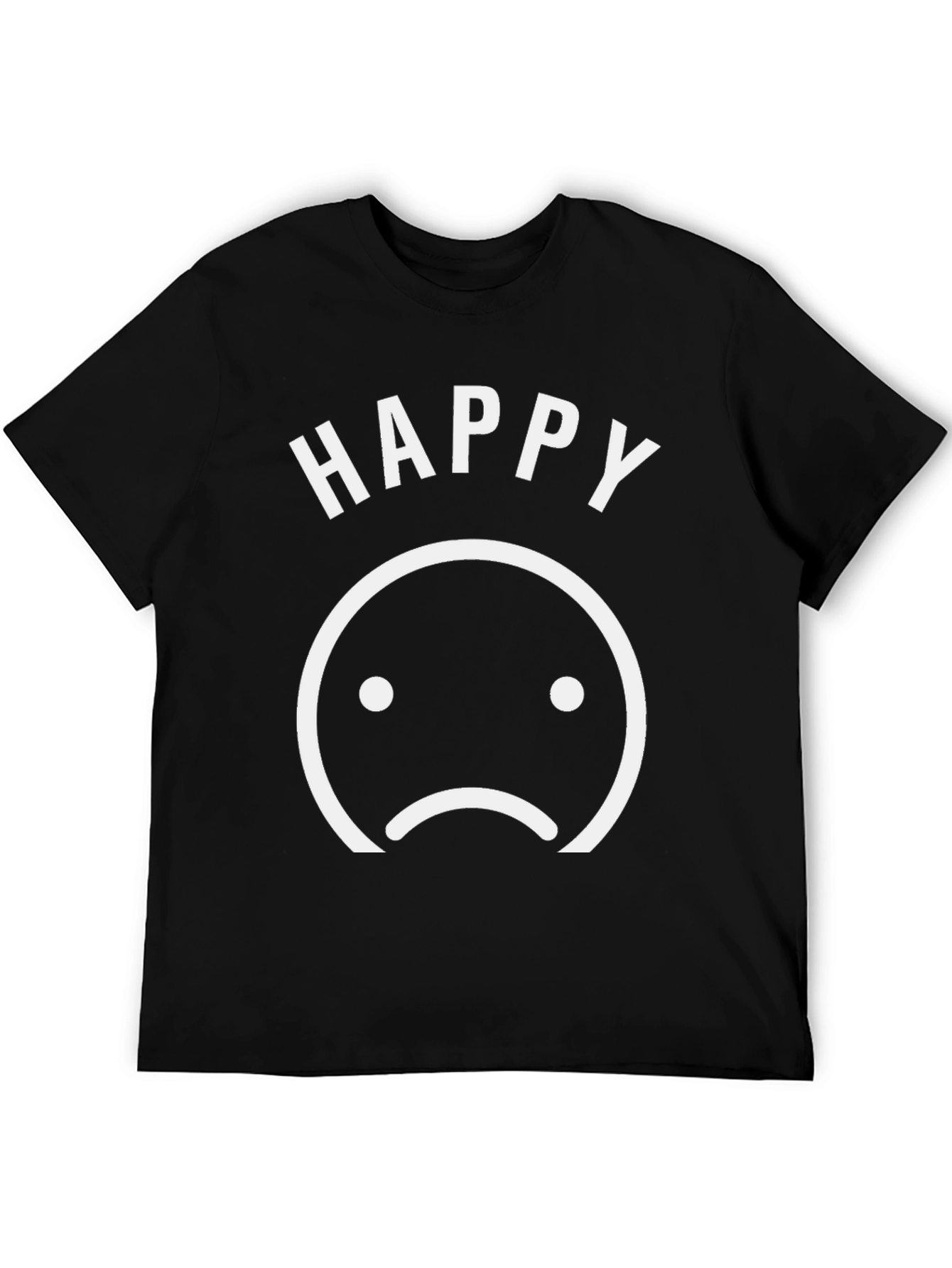 Happy Sad Face T-Shirt - Express Your Mood