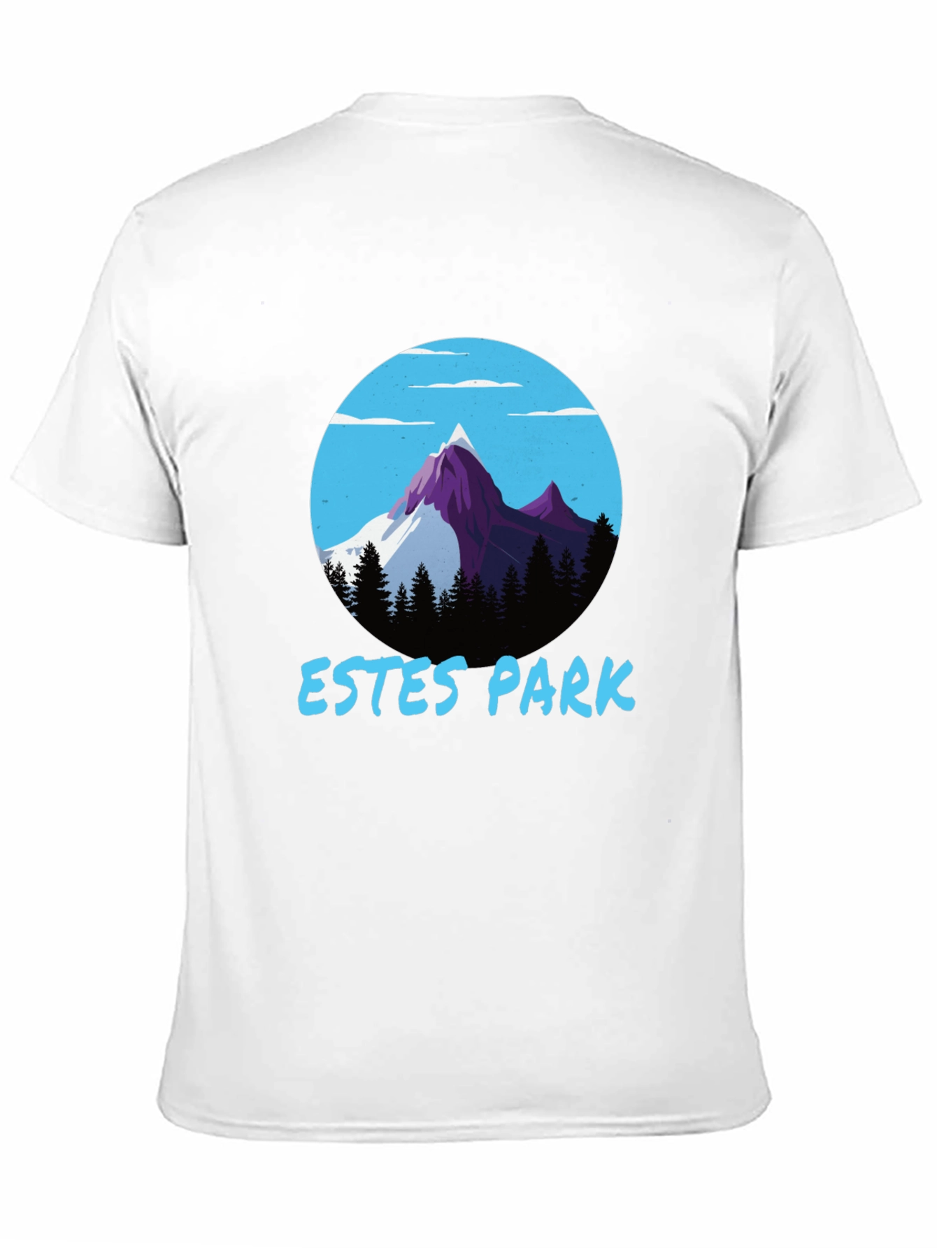 Estes Park Mountain Graphic Tee - Black