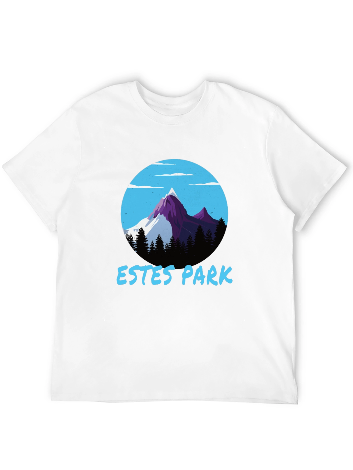 Estes Park Mountain Graphic Tee - Black