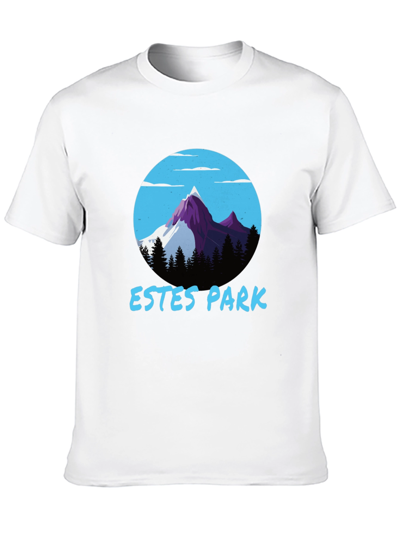 Estes Park Mountain Graphic Tee - Black