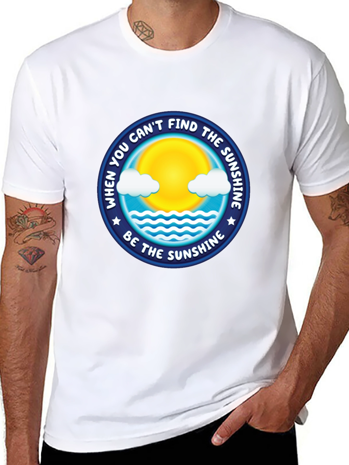 Be The Sunshine Graphic T-Shirt - Positive Vibes Tee