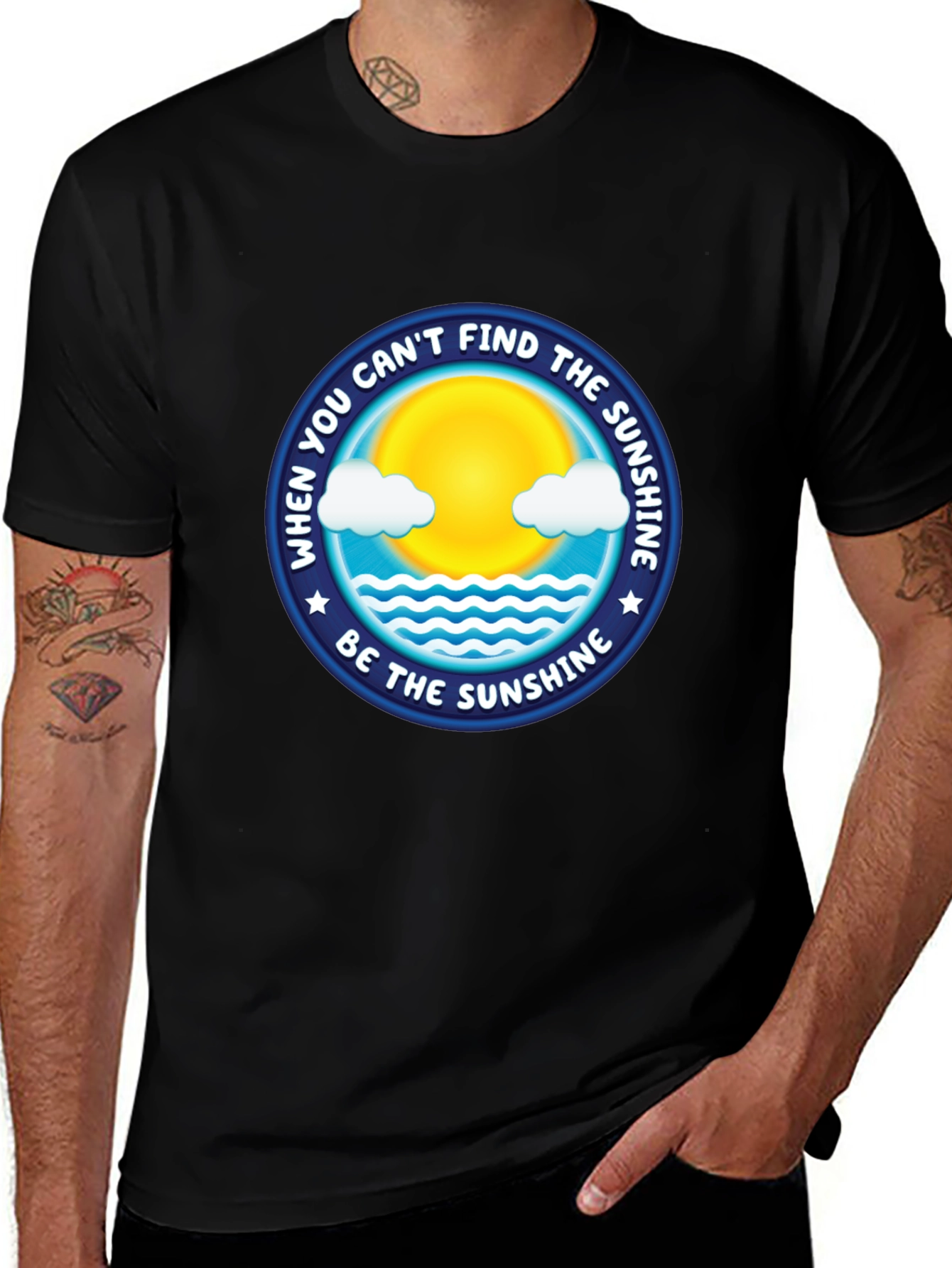 Be The Sunshine Graphic T-Shirt - Positive Vibes Tee