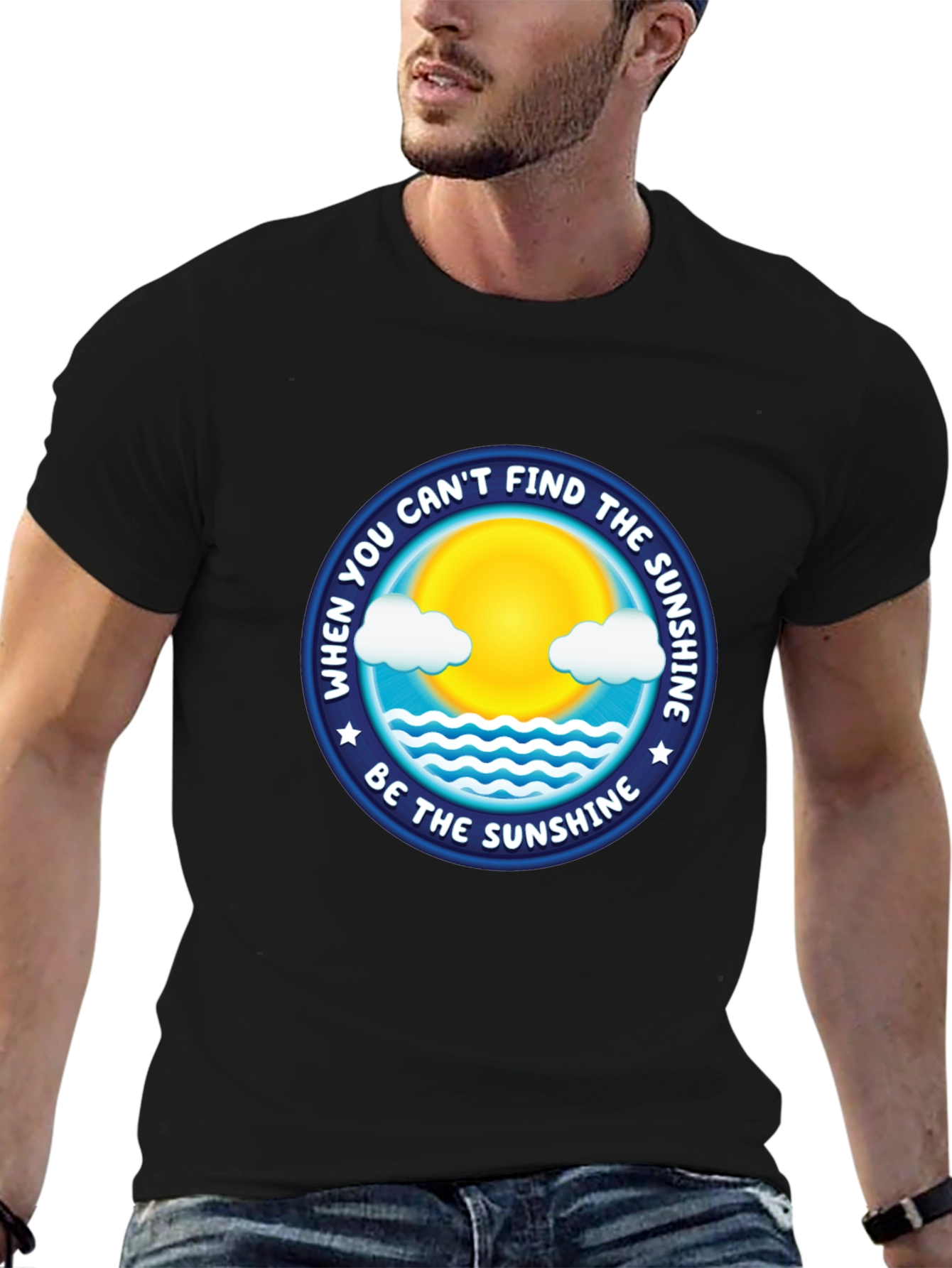Be The Sunshine Graphic T-Shirt - Positive Vibes Tee