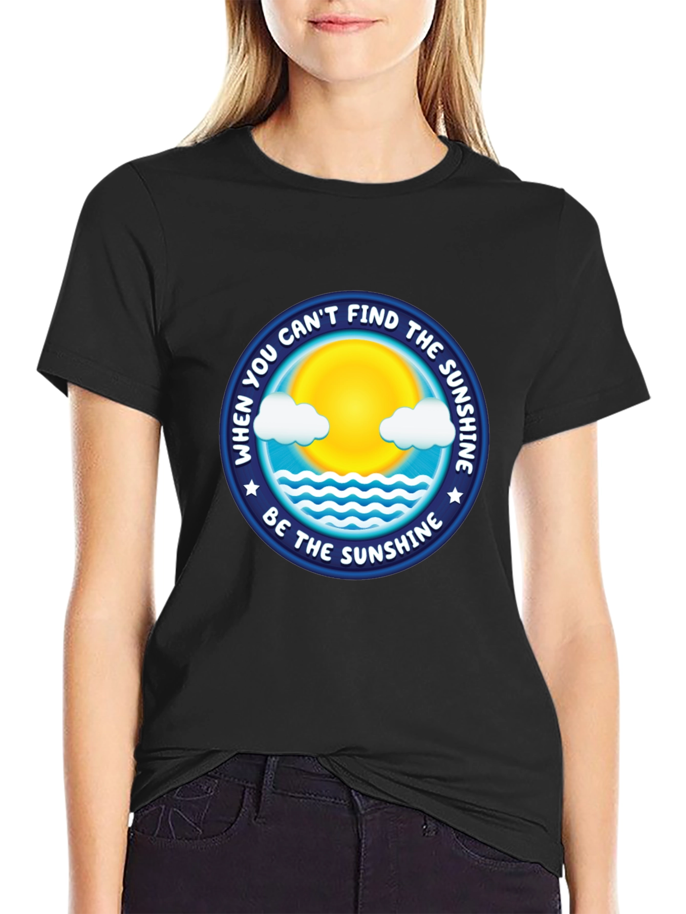 Be The Sunshine Graphic T-Shirt - Positive Vibes Tee