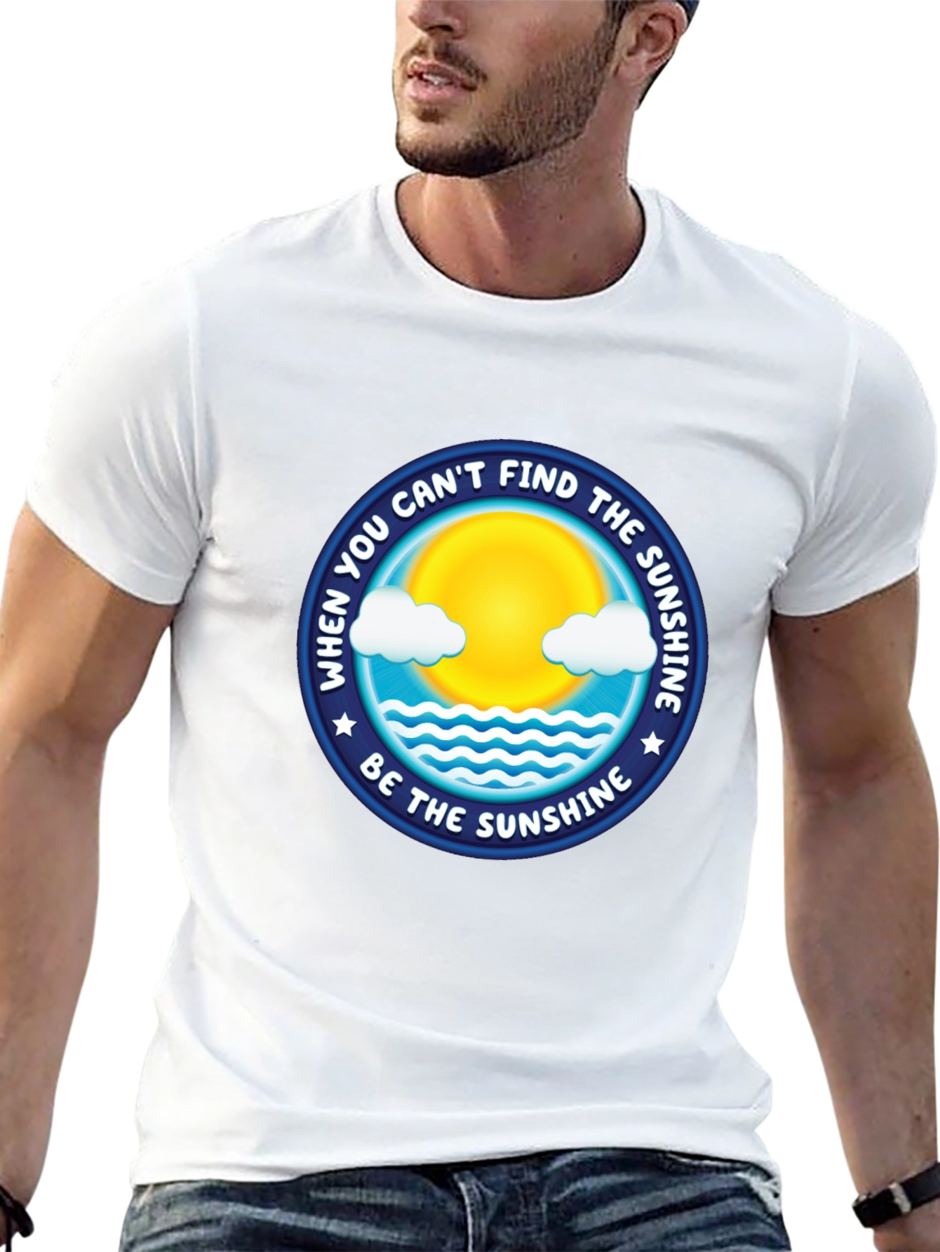 Be The Sunshine Graphic T-Shirt - Positive Vibes Tee