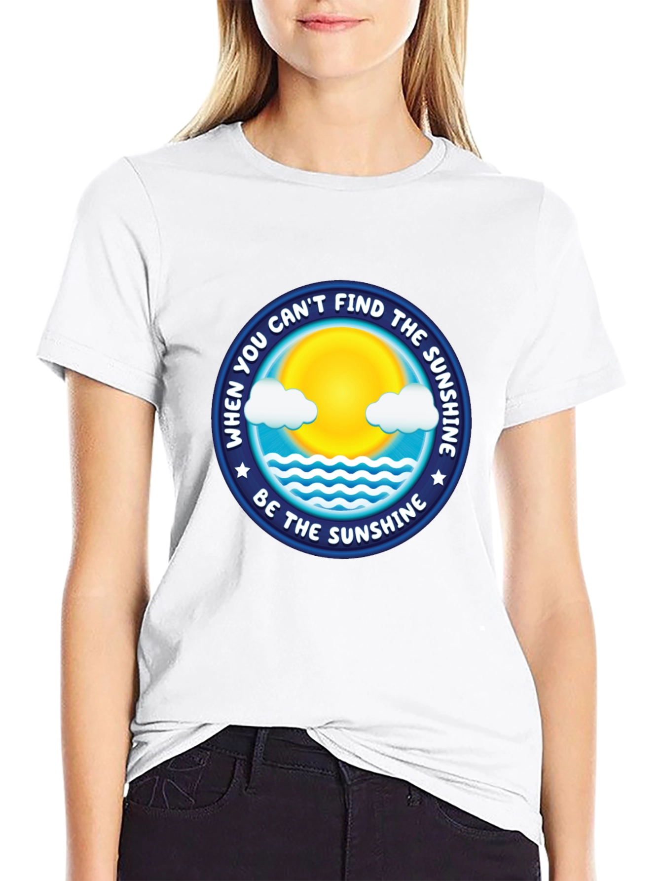 Be The Sunshine Graphic T-Shirt - Positive Vibes Tee