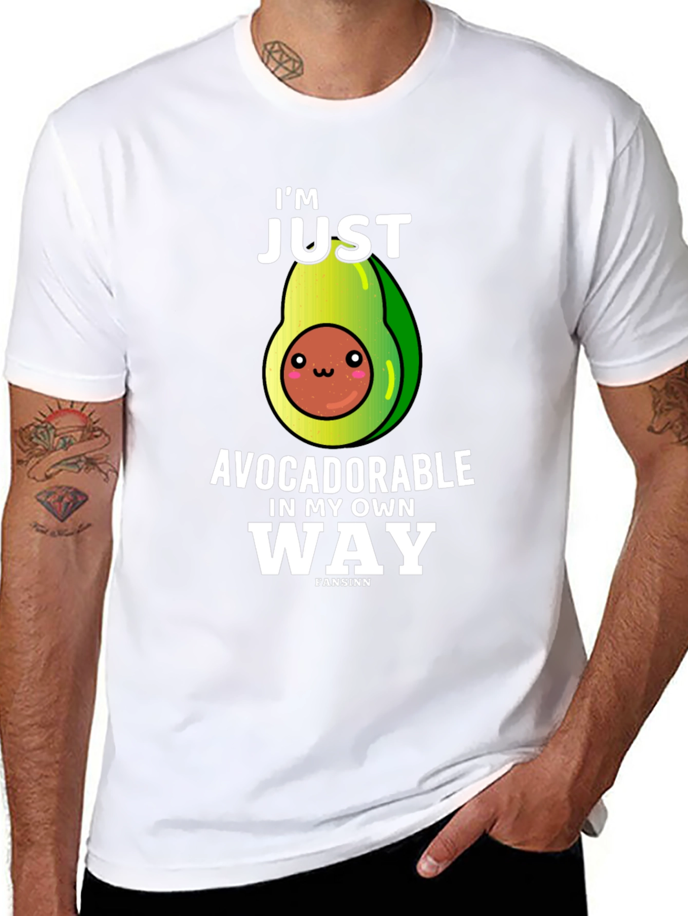 Avocado Pun T-Shirt - Im Just Avocadorable