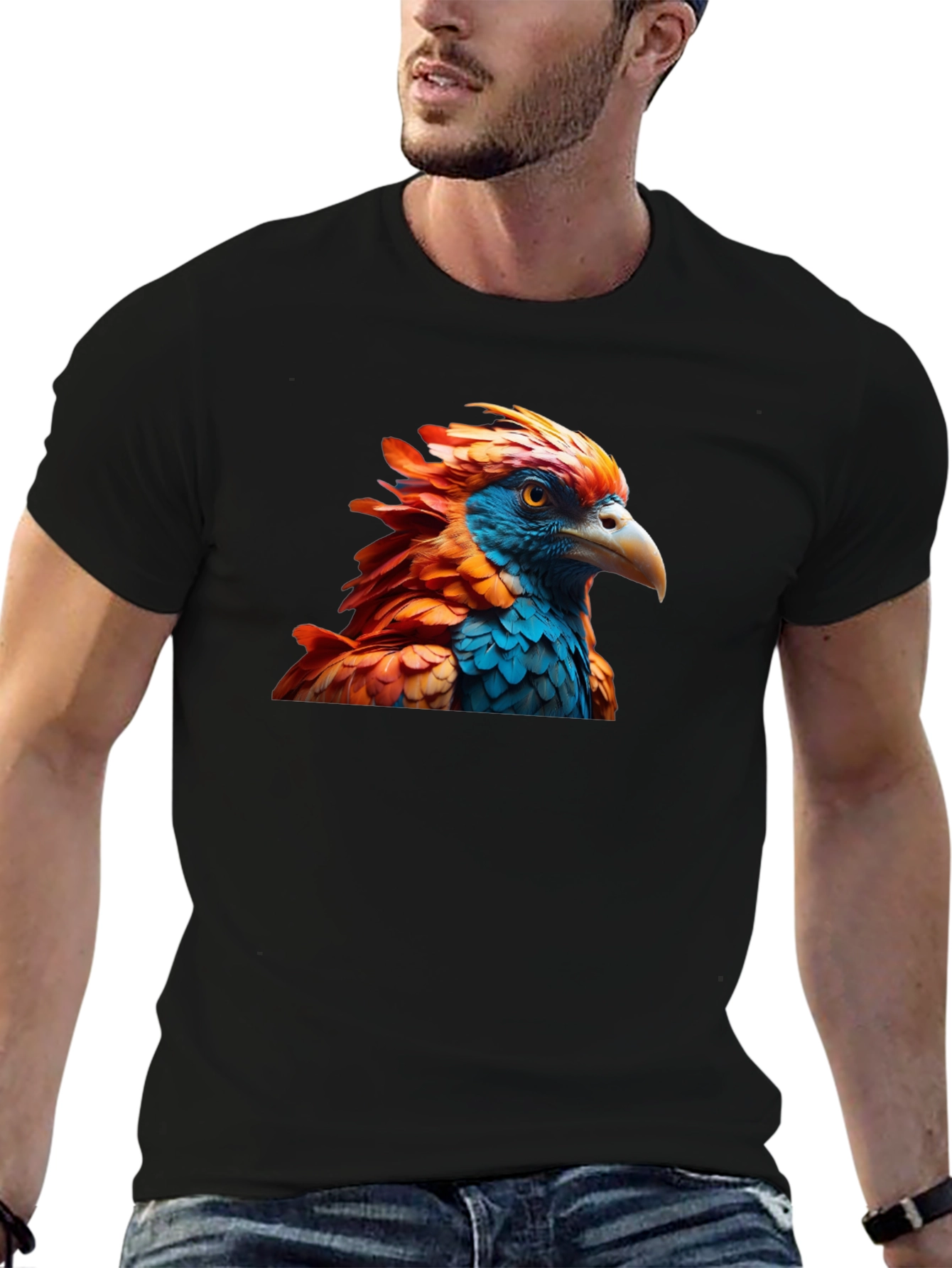 Phoenix Graphic Tee - Bold Bird Design