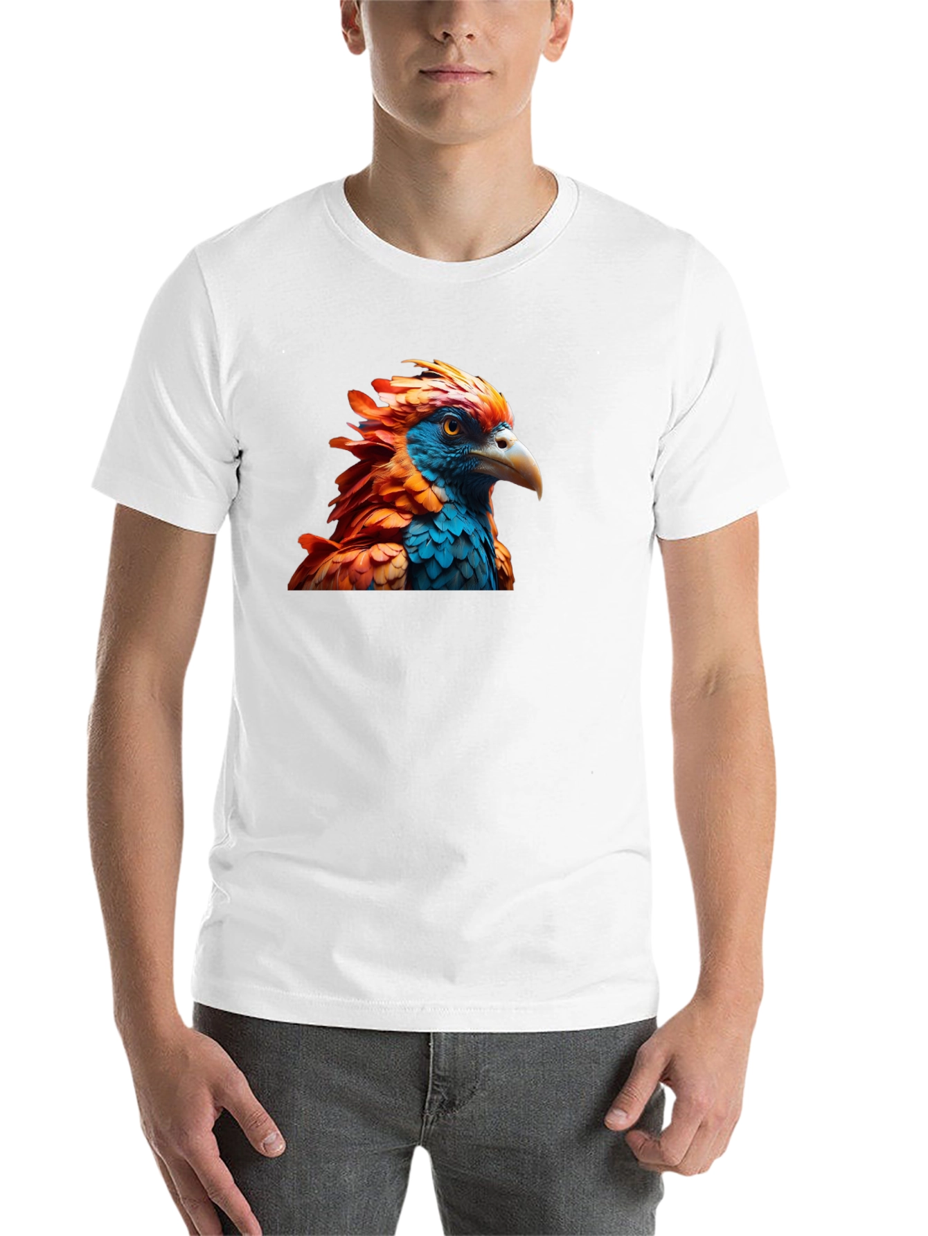Phoenix Graphic Tee - Bold Bird Design