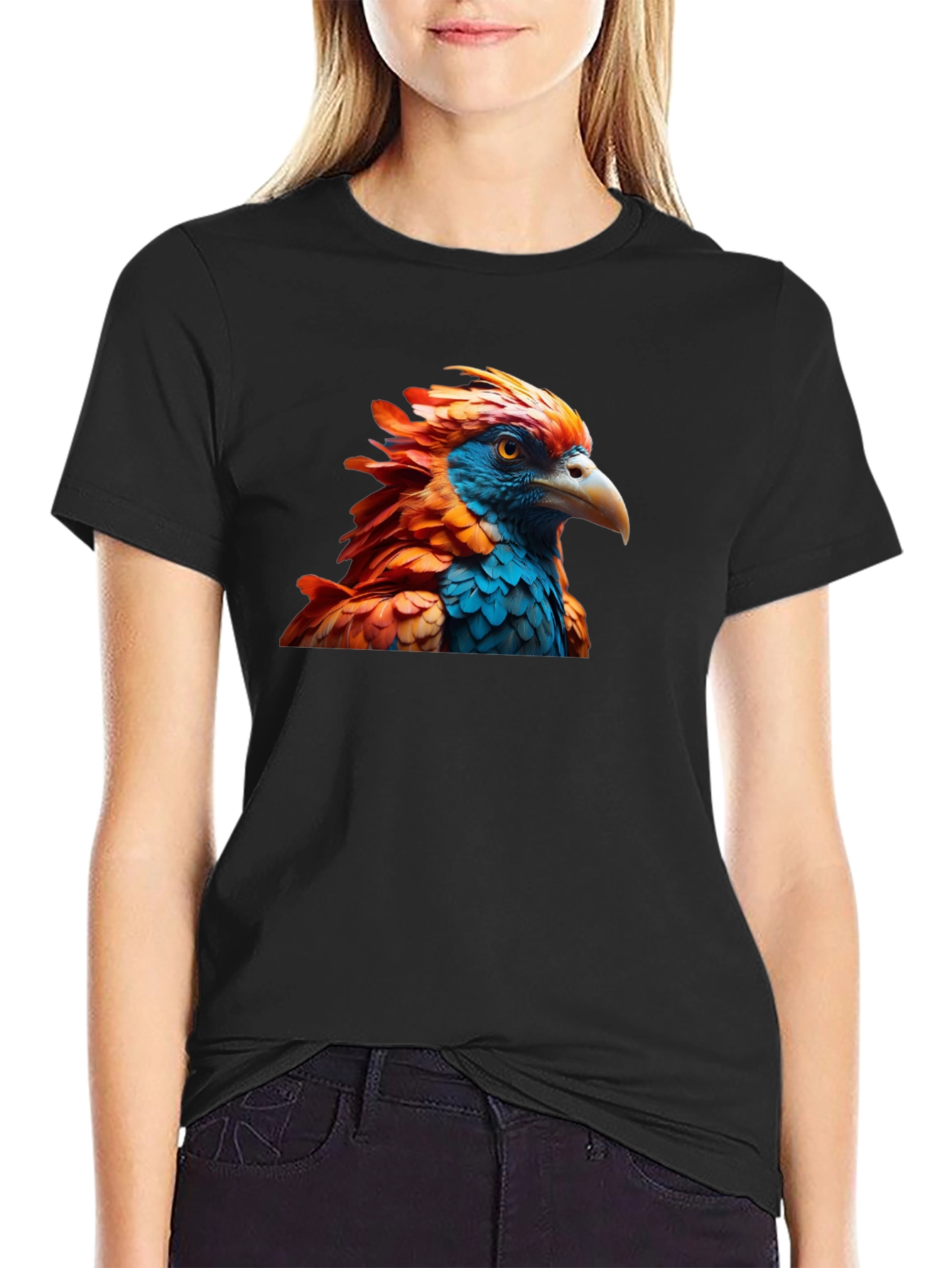 Phoenix Graphic Tee - Bold Bird Design