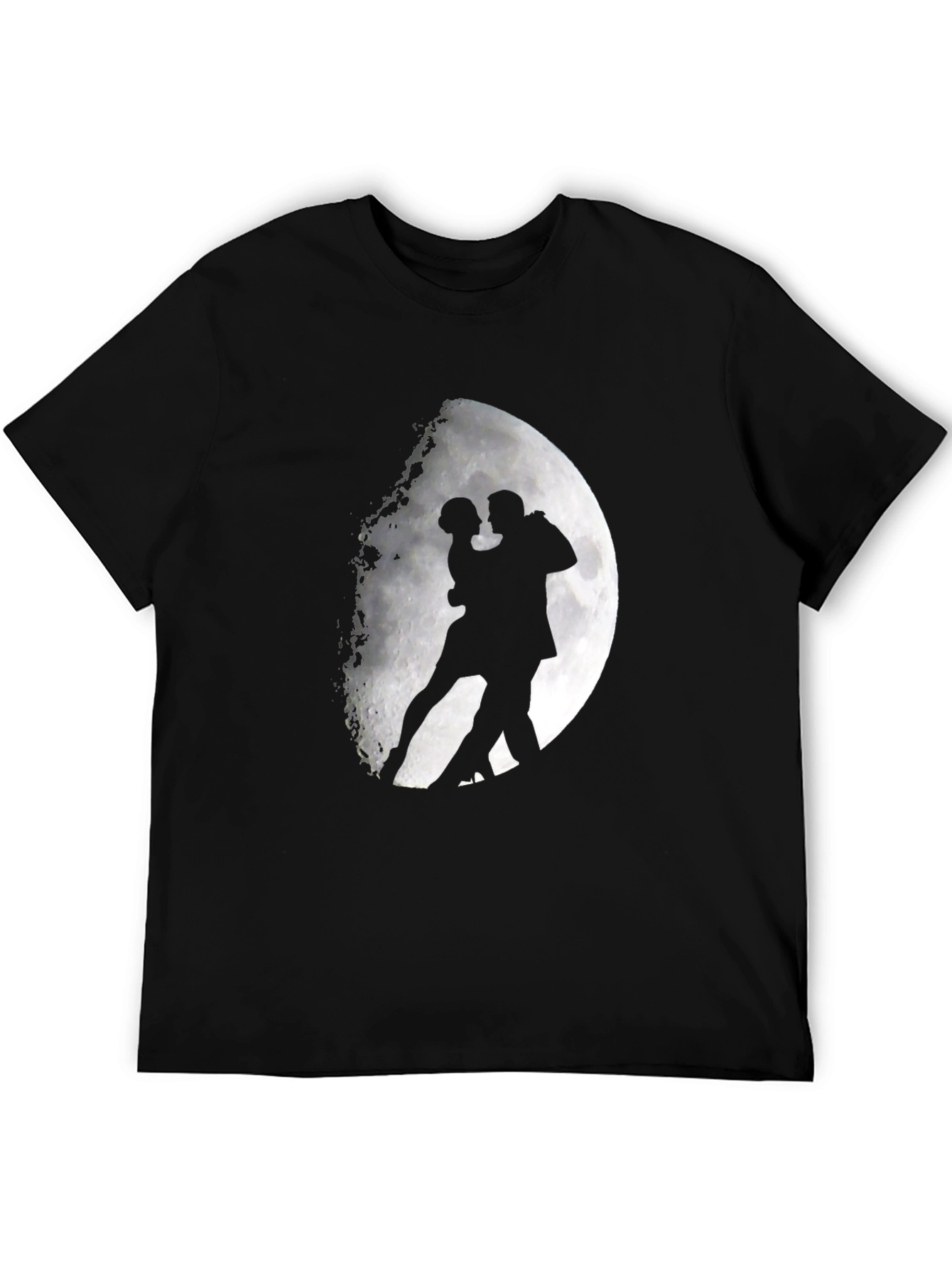 Moon Dance Graphic Tee - Stylish Black T-Shirt
