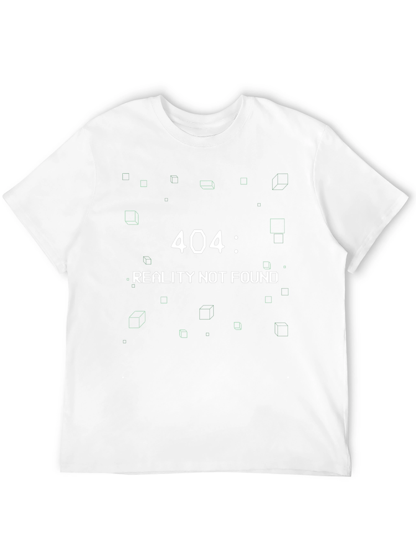 404 Reality Not Found Black T-Shirt